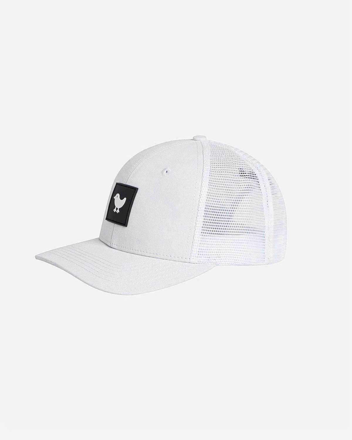 Custom Bad Birdie Trucker Hat - White — White