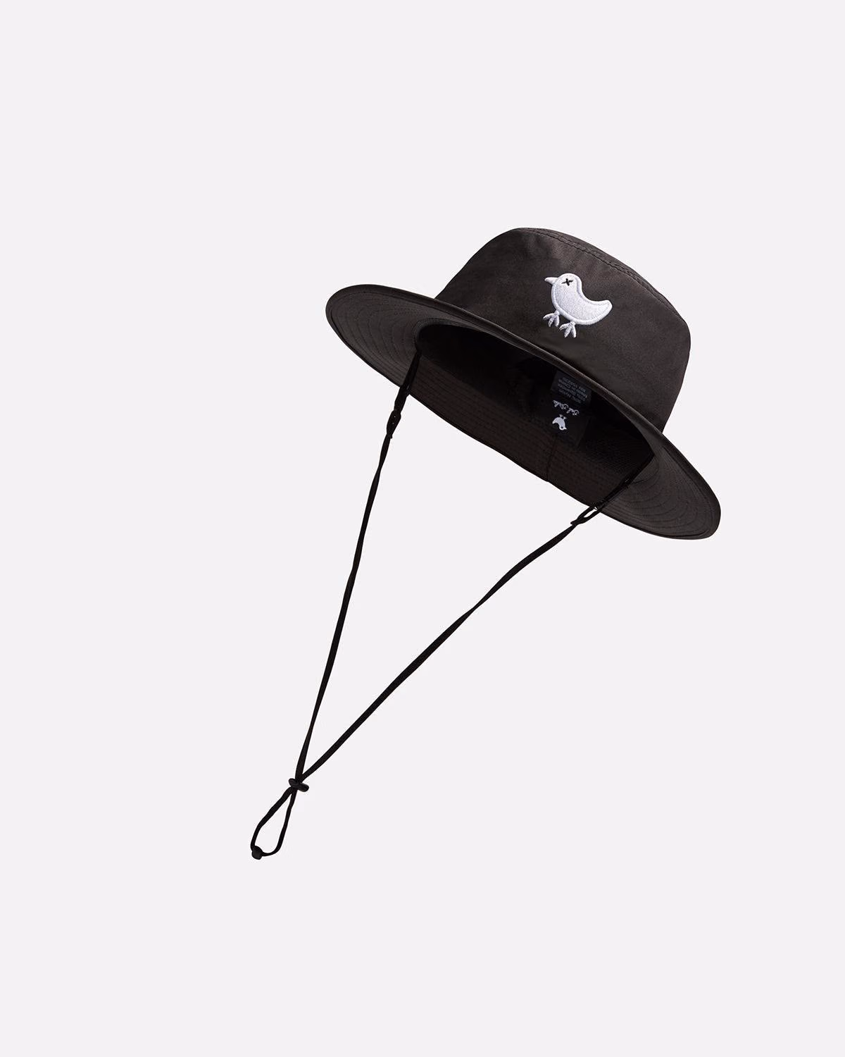 Custom Bad Birdie Sun Bucket Hat - Black