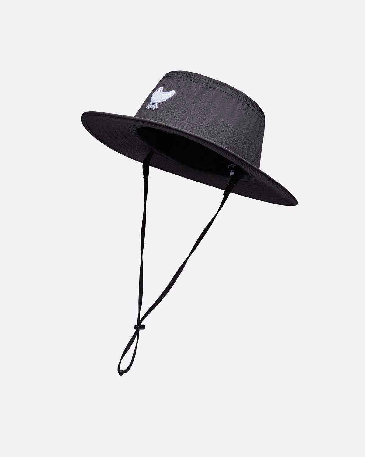 Custom Bad Birdie Sun Bucket Hat - Black — Black