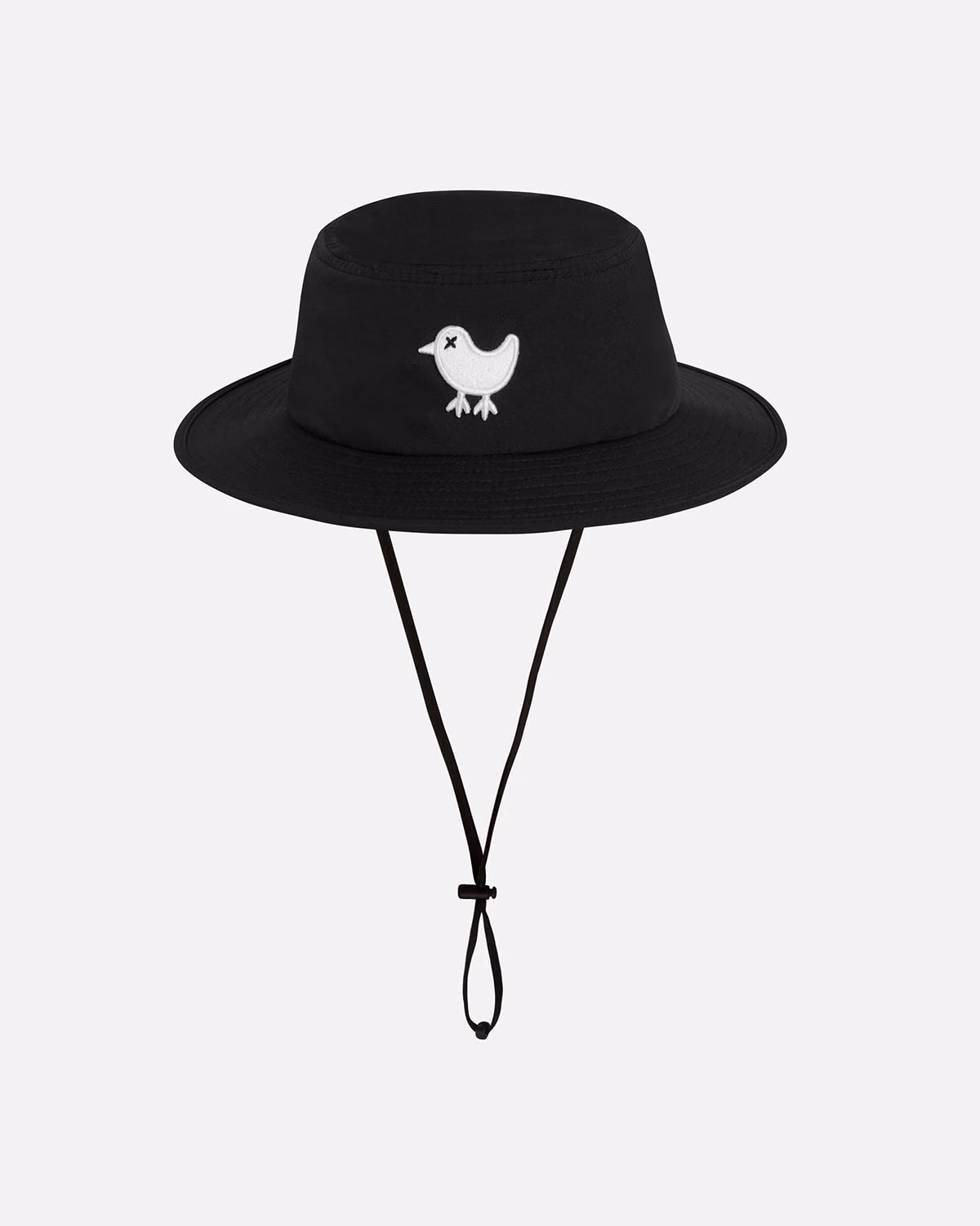 Custom Bad Birdie Sun Bucket Hat - Black — Black