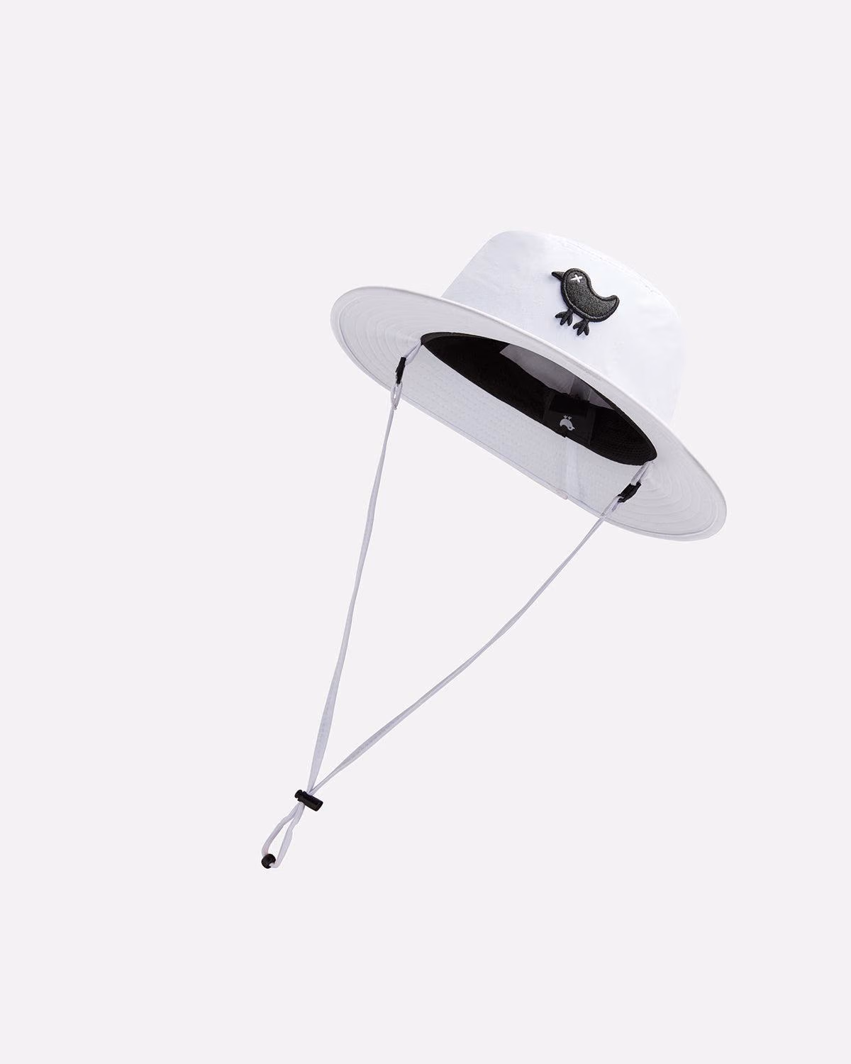 Custom Bad Birdie Sun Bucket Hat - White