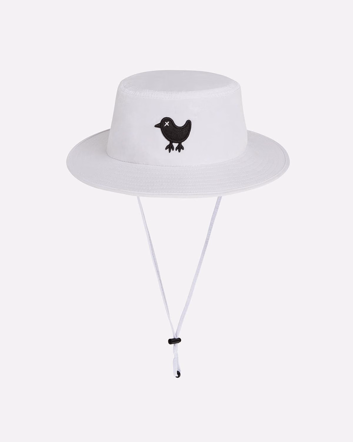 Custom Bad Birdie Sun Bucket Hat - White — White
