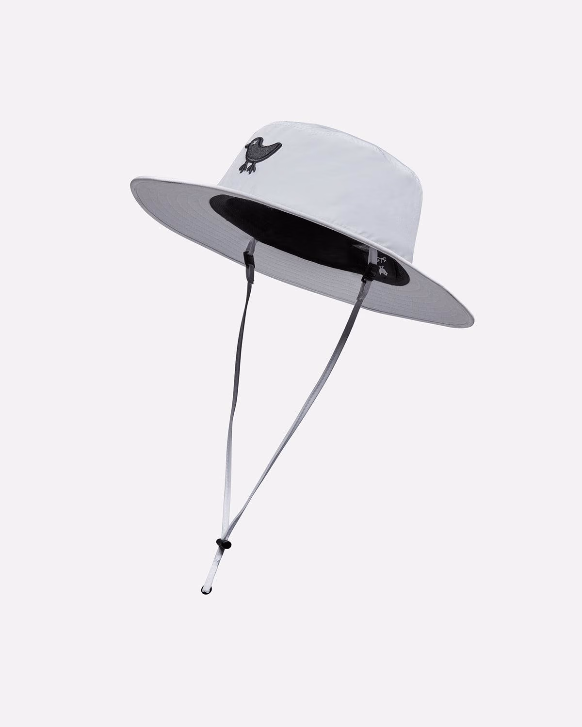 Custom Bad Birdie Sun Bucket Hat - White — White