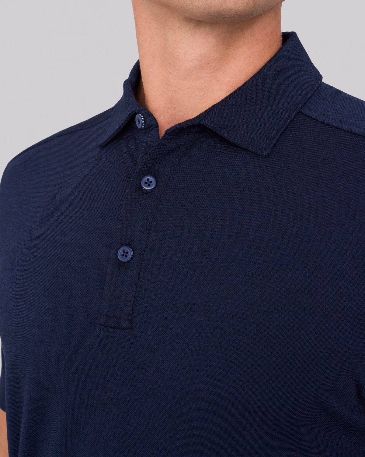 Custom Bad Birdie Solid Performance Pique - Dark Navy — Dark Navy