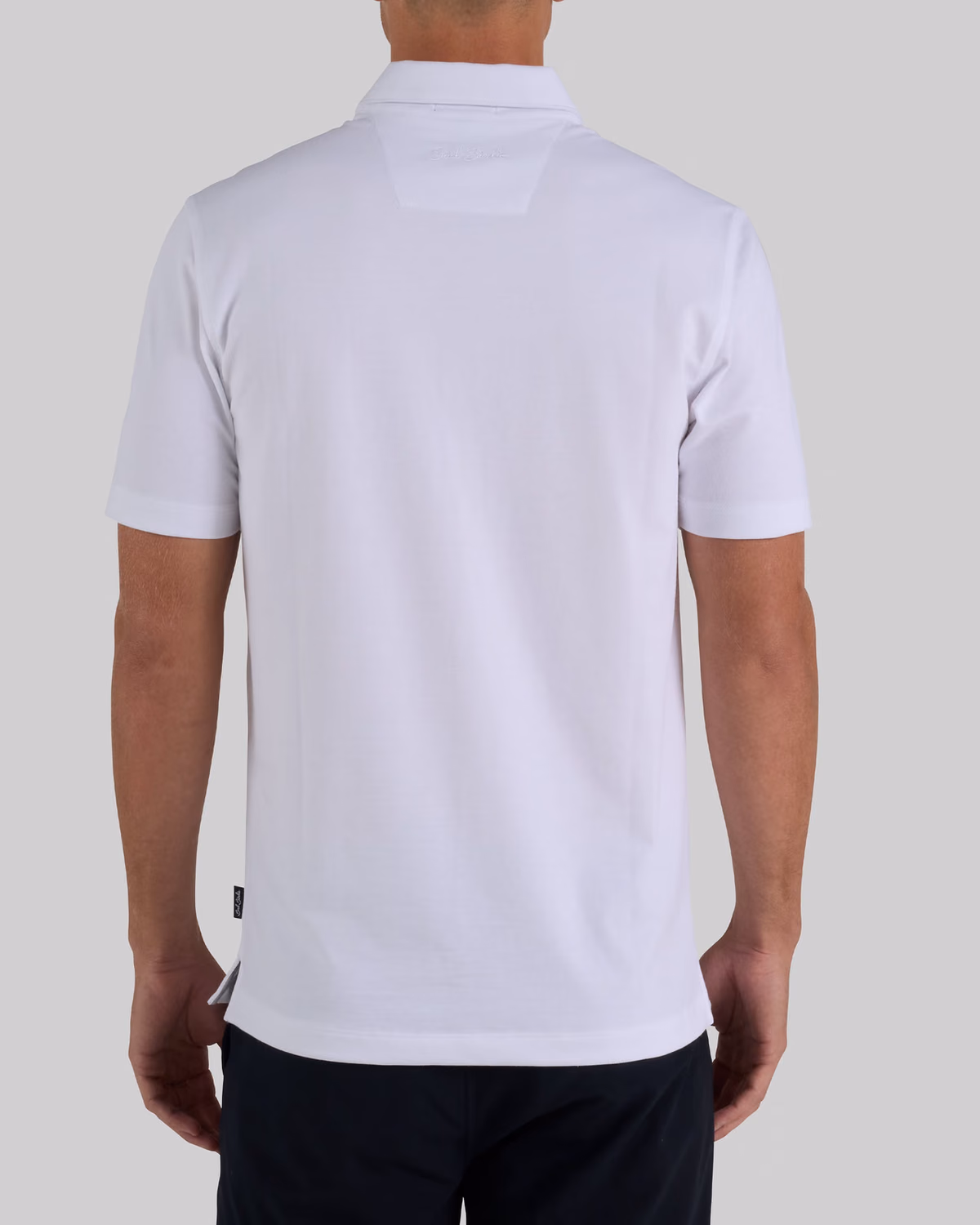 Custom Bad Birdie Solid Performance Pique - Brilliant White — Brilliant White