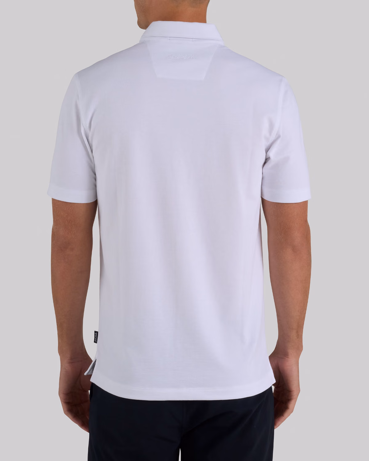 Custom Bad Birdie Solid Performance Pique - Brilliant White — Brilliant White