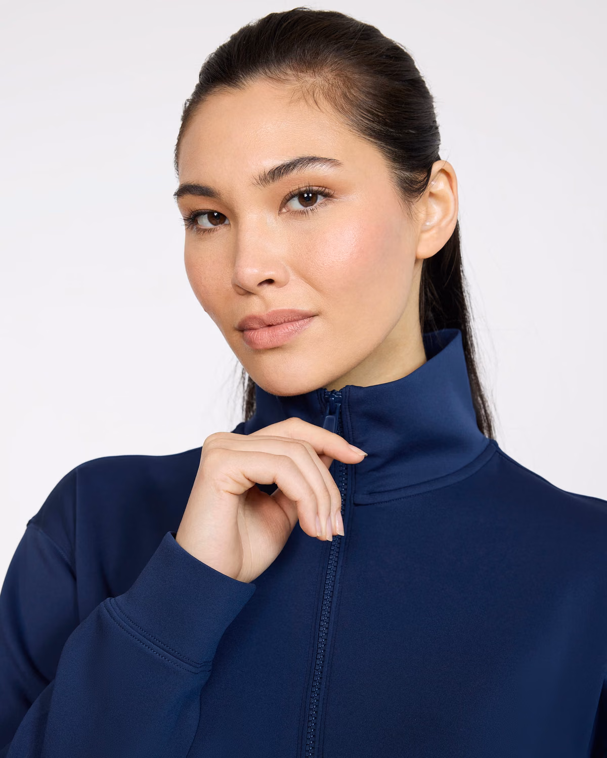 Custom Bad Birdie At Ease Quarterzip - Dark Navy — Dark Navy