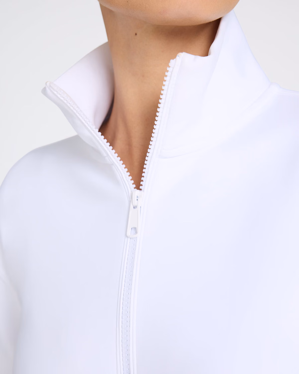 Custom Bad Birdie At Ease Quarterzip - White — White