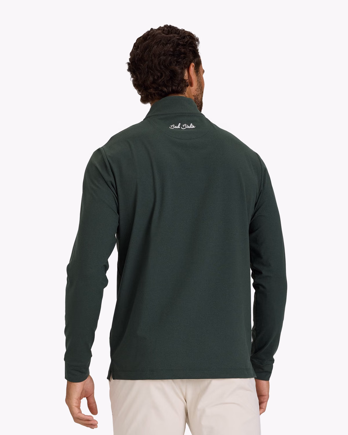 Custom Bad Birdie Velocity Quarterzip - Deep Forest — Deep Forest