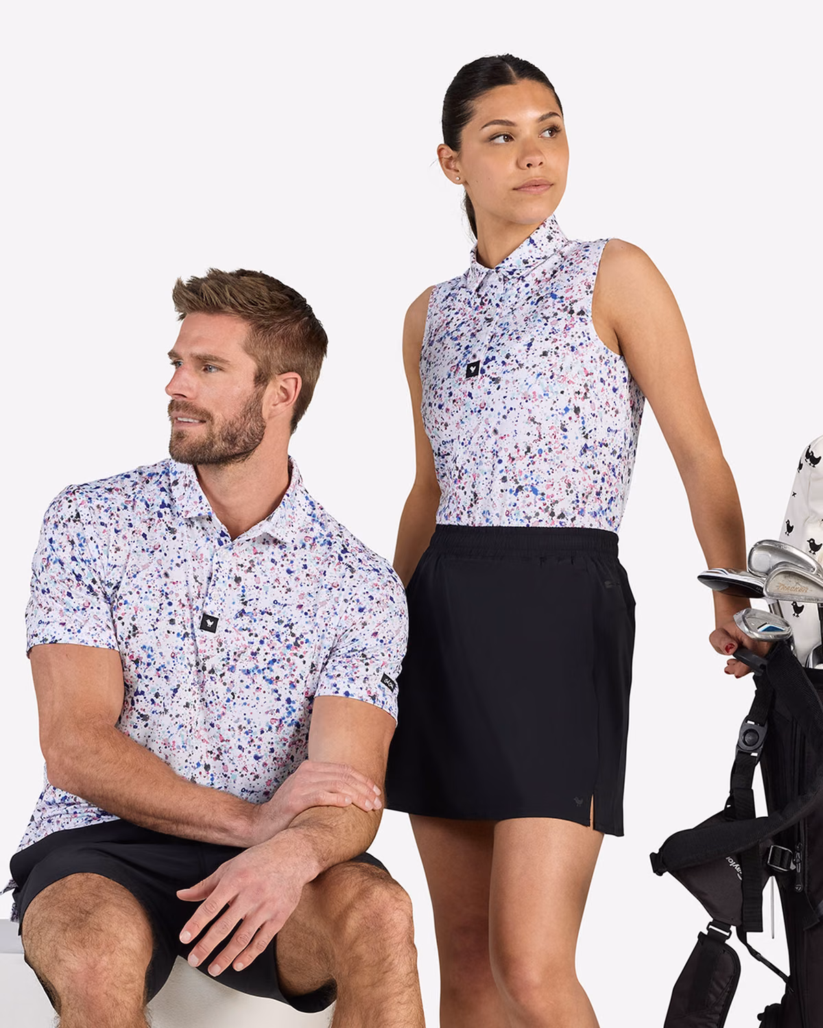 Custom Bad Birdie Paint Splatter 3 - Sleeveless — Sleeveless