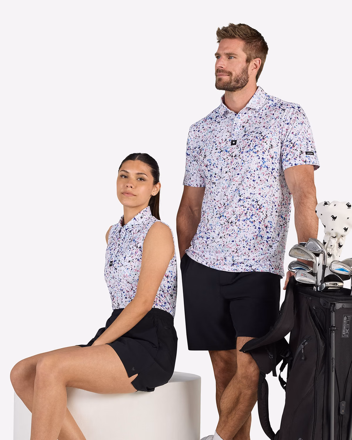 Custom Bad Birdie Paint Splatter 3 - Sleeveless — Sleeveless
