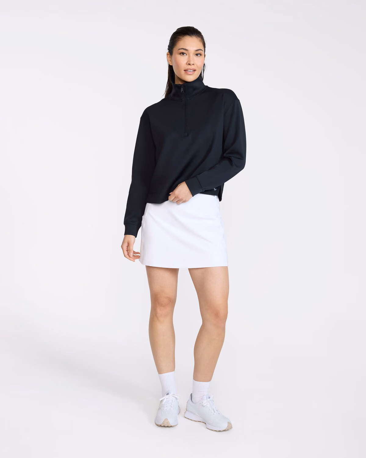 Custom Bad Birdie At Ease Quarterzip - Black