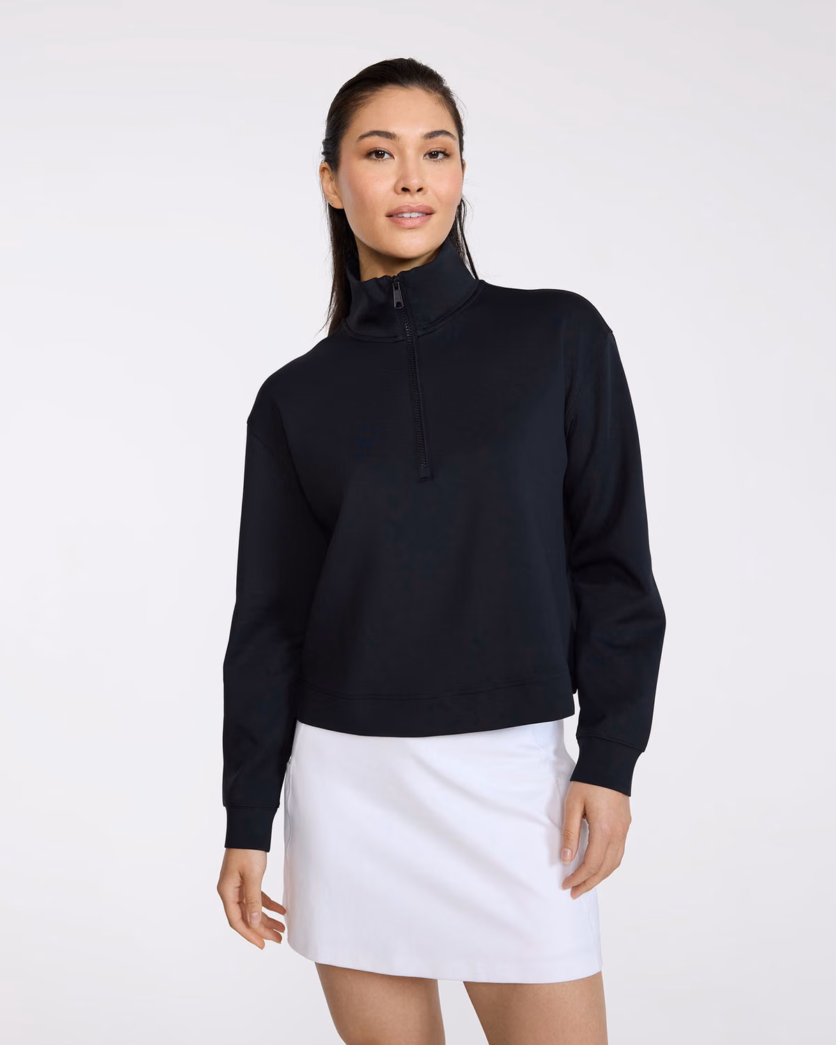 Custom Bad Birdie At Ease Quarterzip - Black — Black