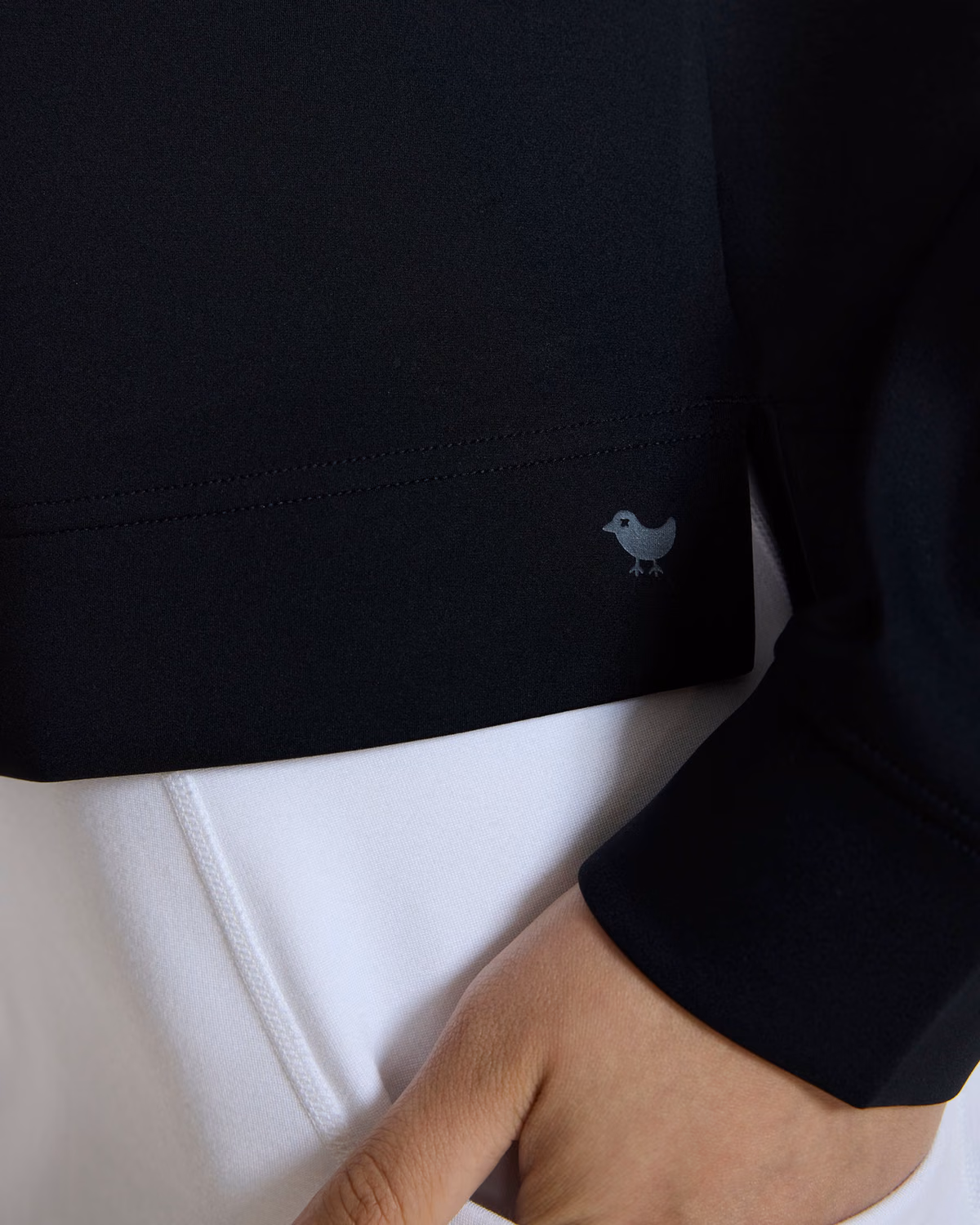Custom Bad Birdie At Ease Quarterzip - Black — Black