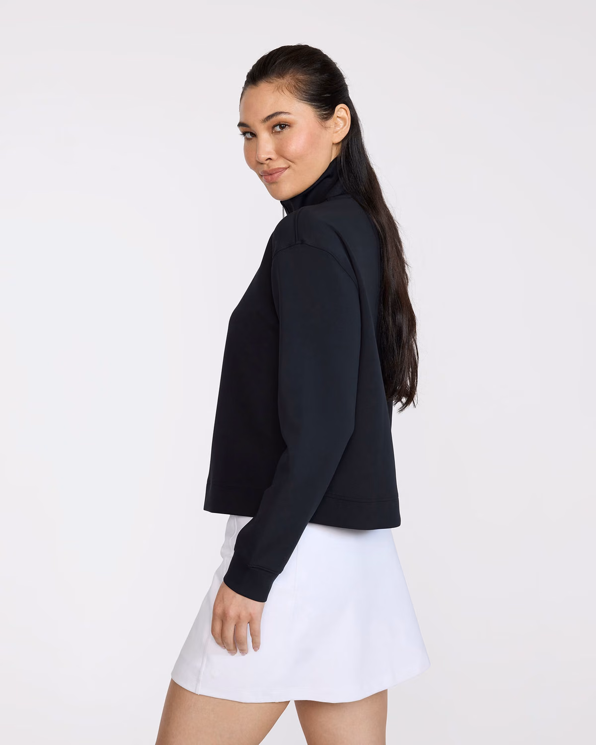 Custom Bad Birdie At Ease Quarterzip - Black — Black