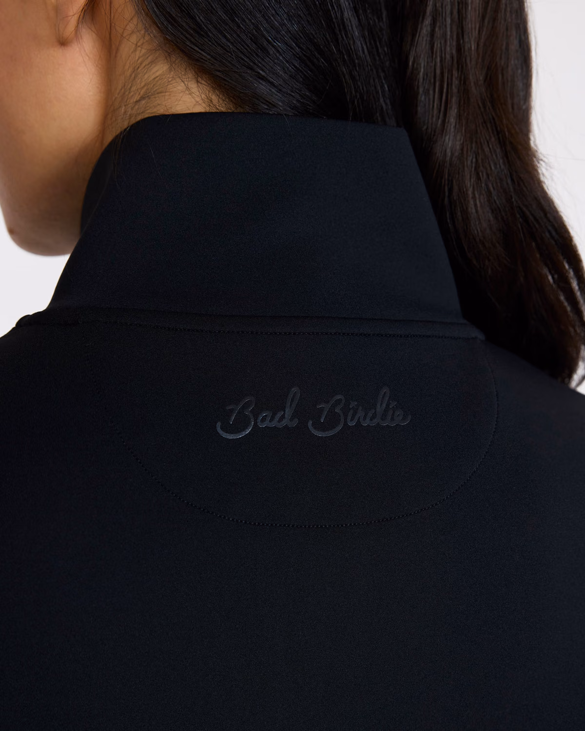 Custom Bad Birdie At Ease Quarterzip - Black — Black