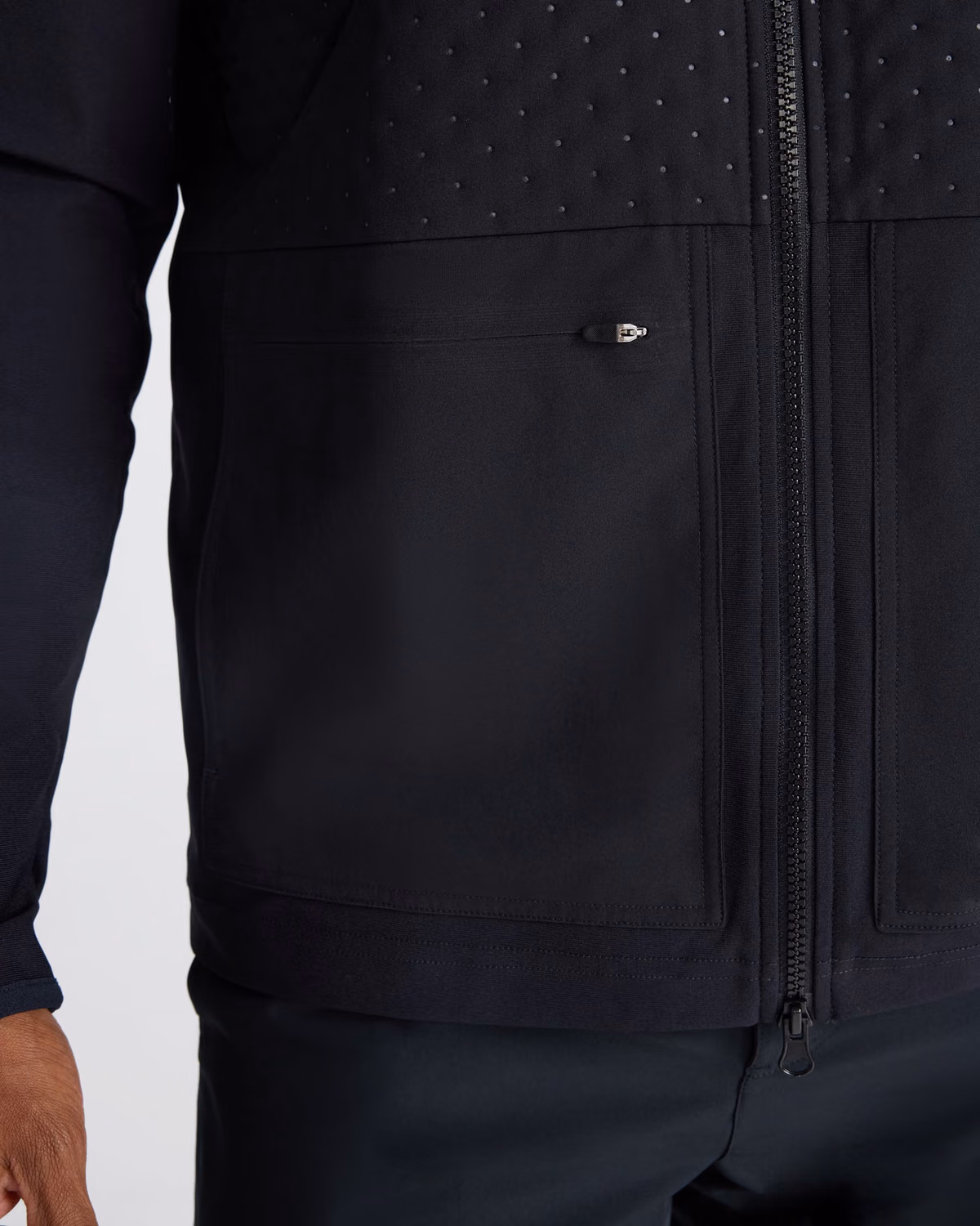 Custom Bad Birdie Hybrid Jacket - Black — Black