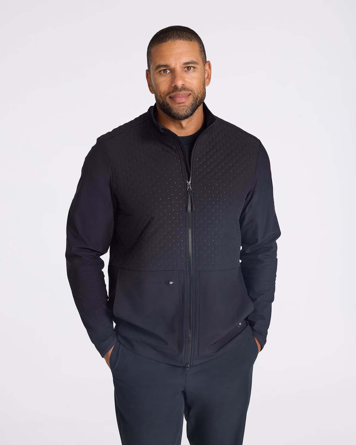 Custom Bad Birdie Hybrid Jacket - Black — Black
