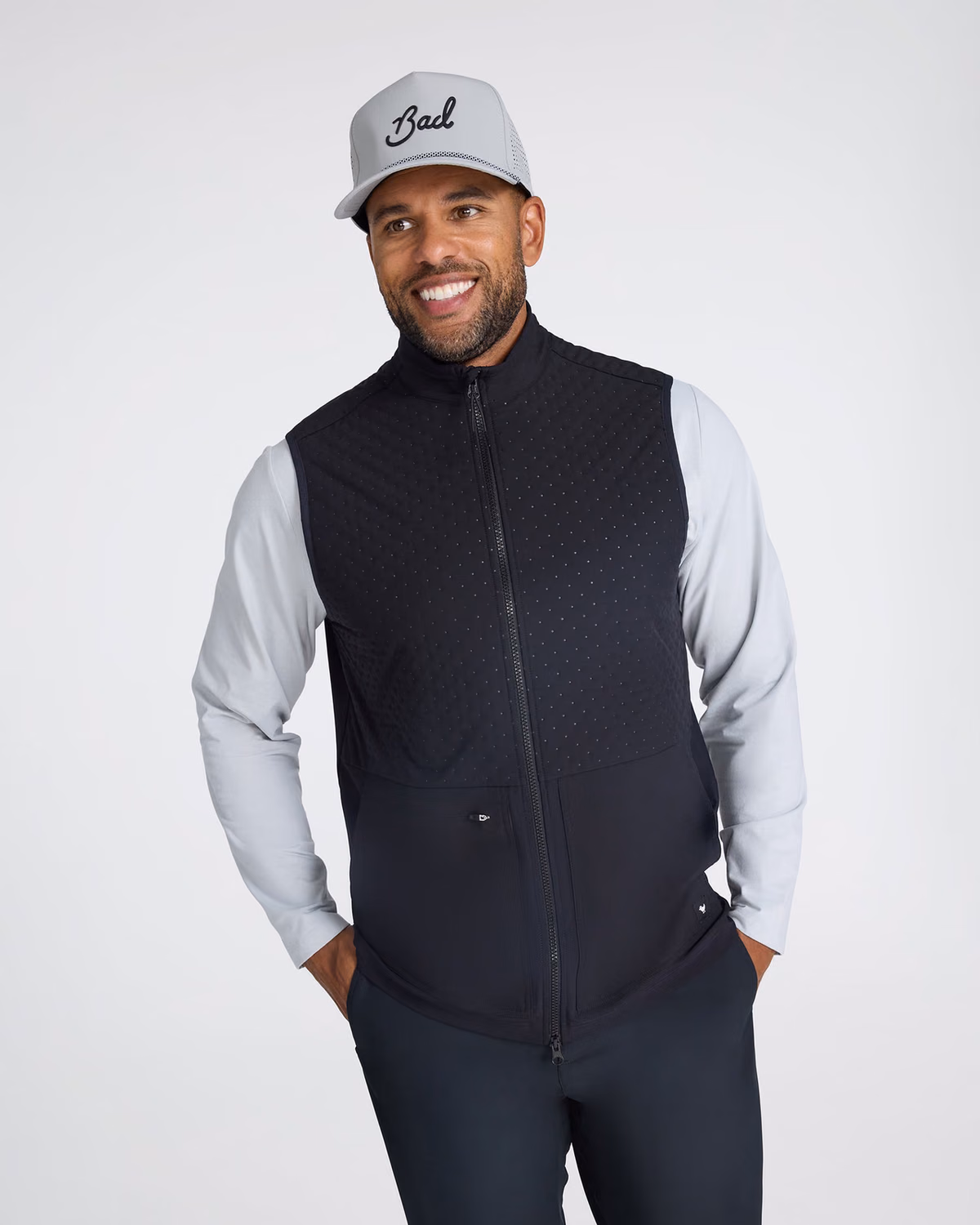 Custom Bad Birdie Hybrid Vest - Black