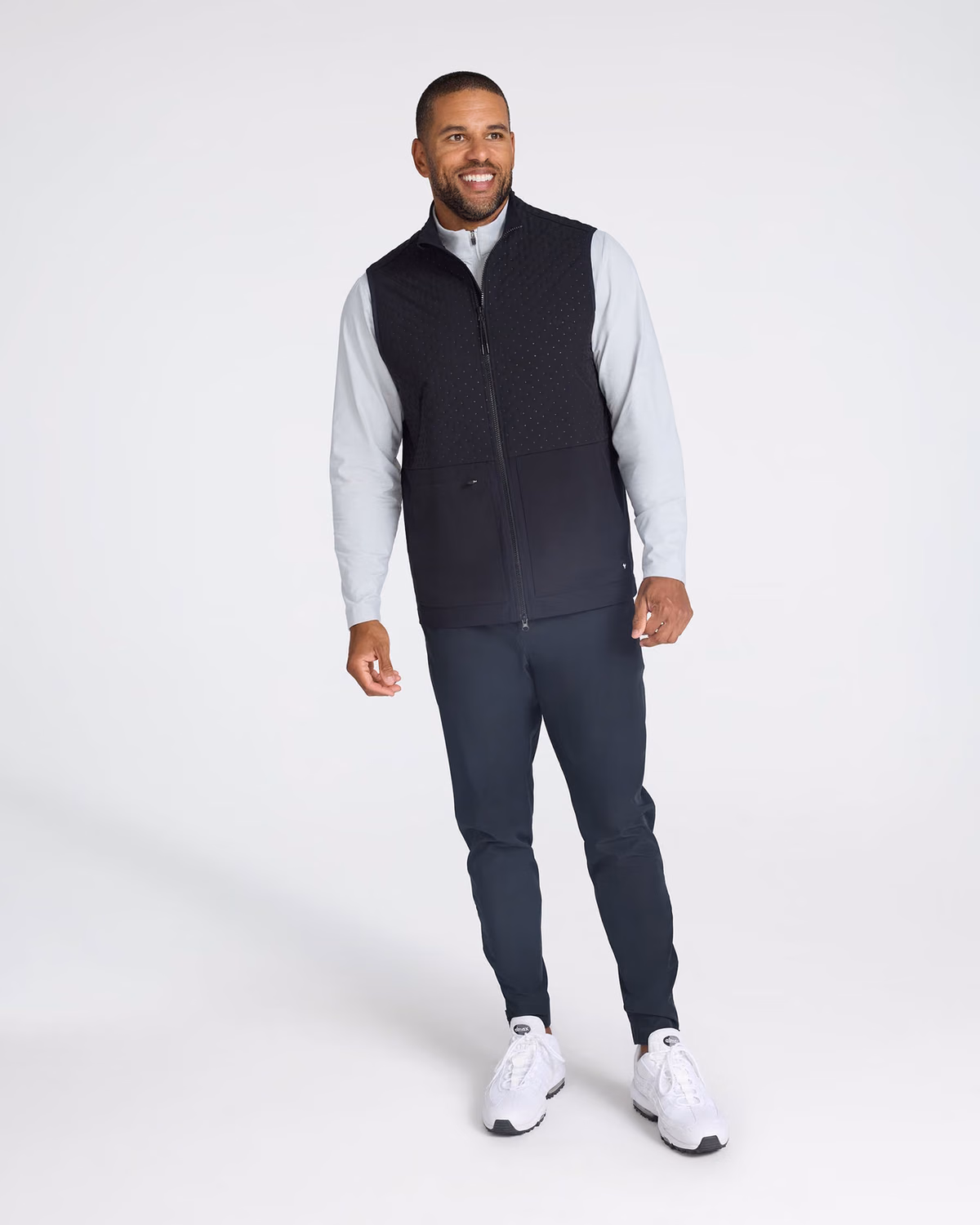 Custom Bad Birdie Hybrid Vest - Black — Black