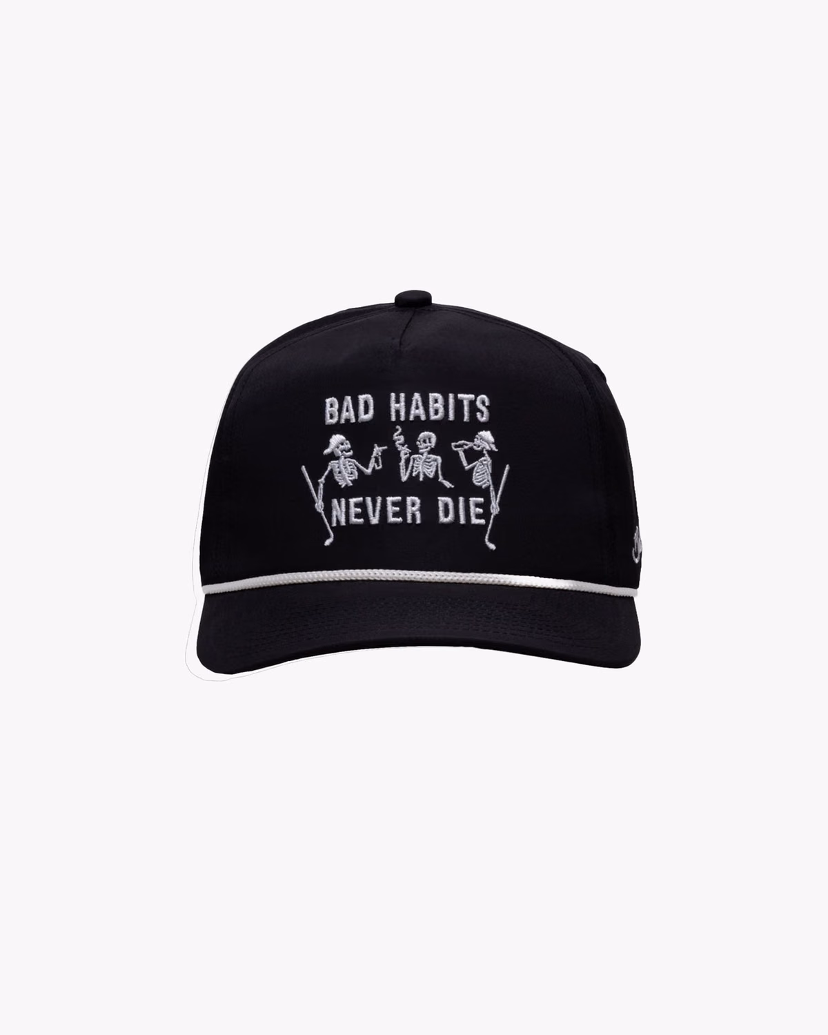 Custom Bad Birdie Birdie Rope Hat - Bad Habits Never Die
