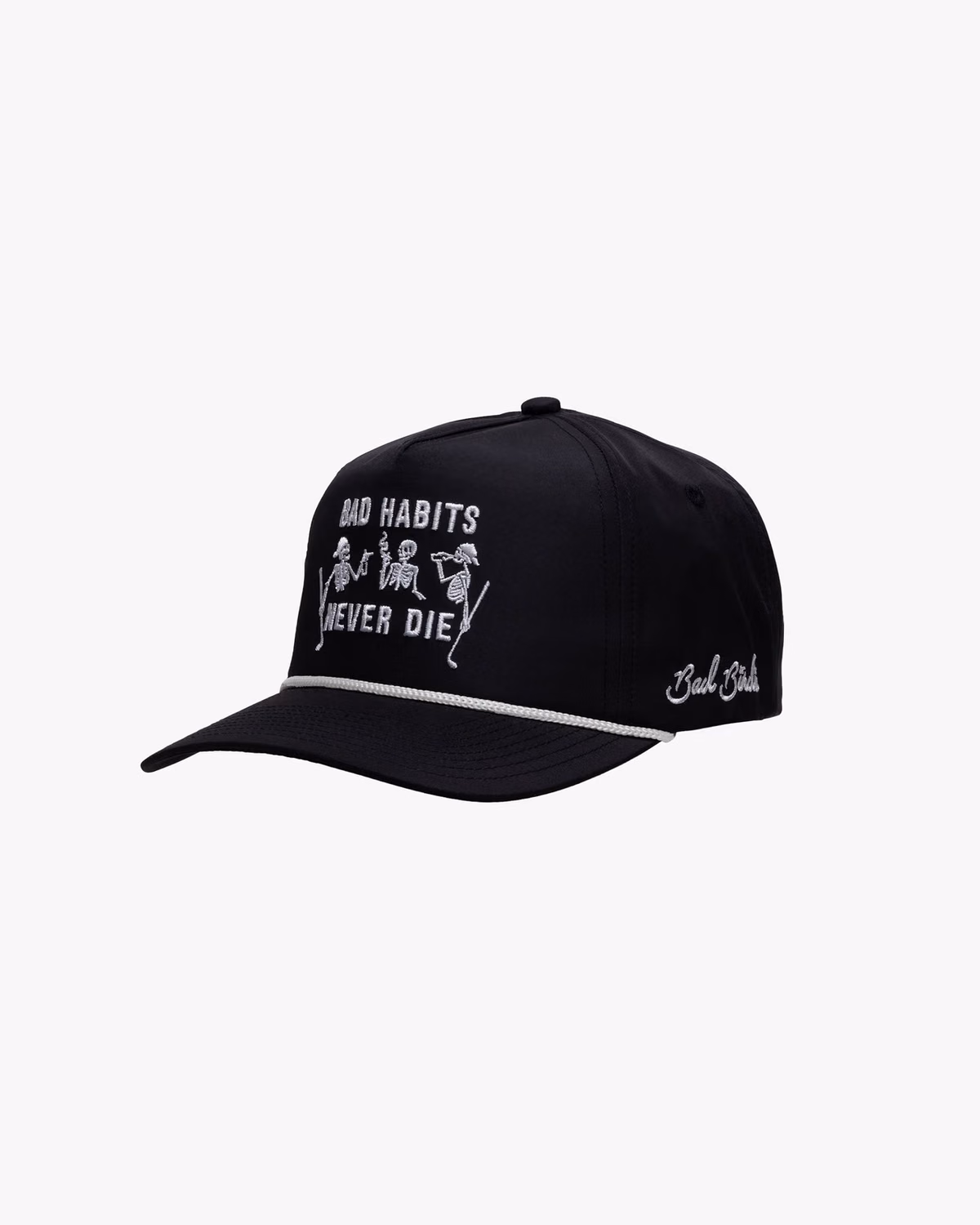Custom Bad Birdie Birdie Rope Hat - Bad Habits Never Die — Bad Habits Never Die