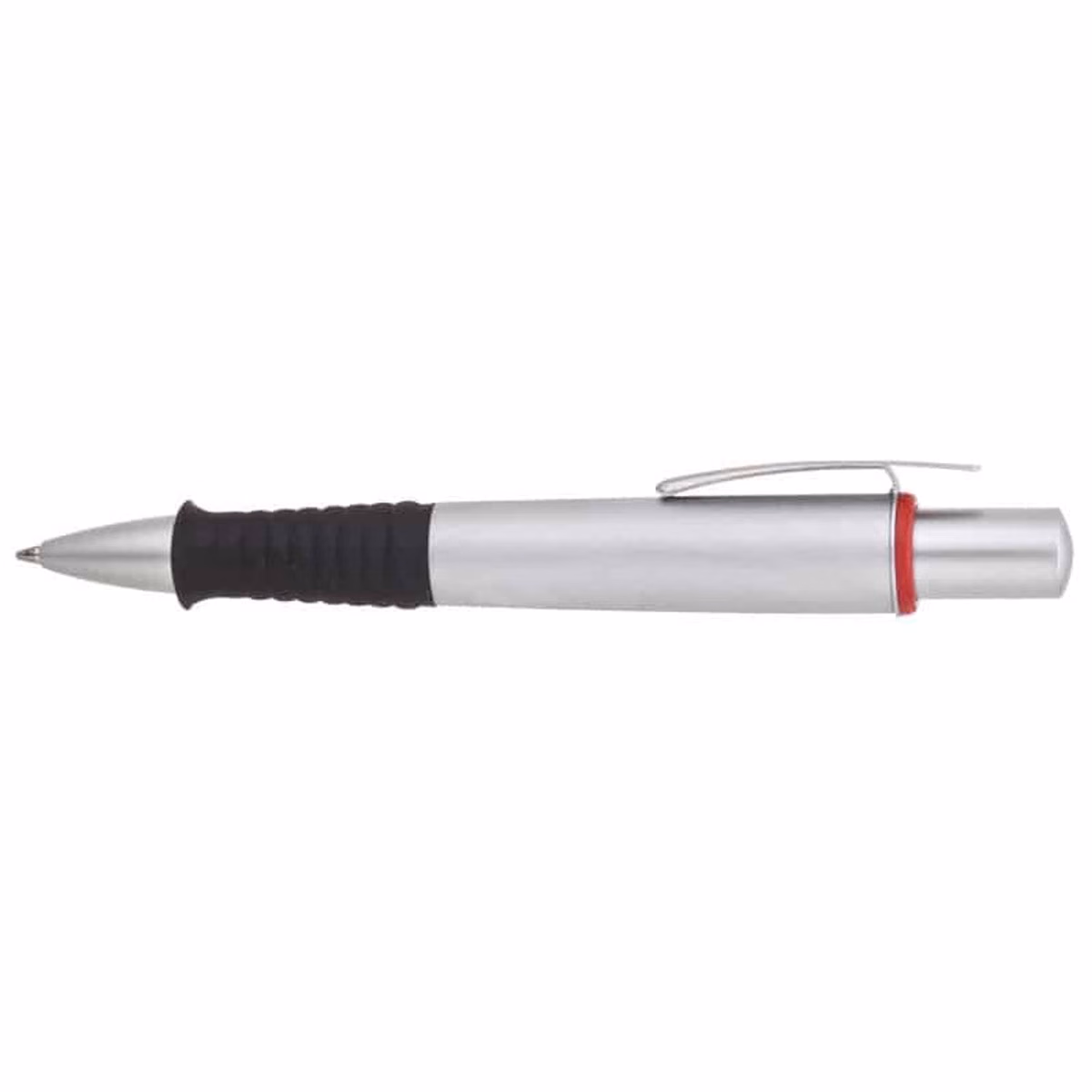 Custom Bettoni Montgoleler Ballpoint Pen, Silver, front view