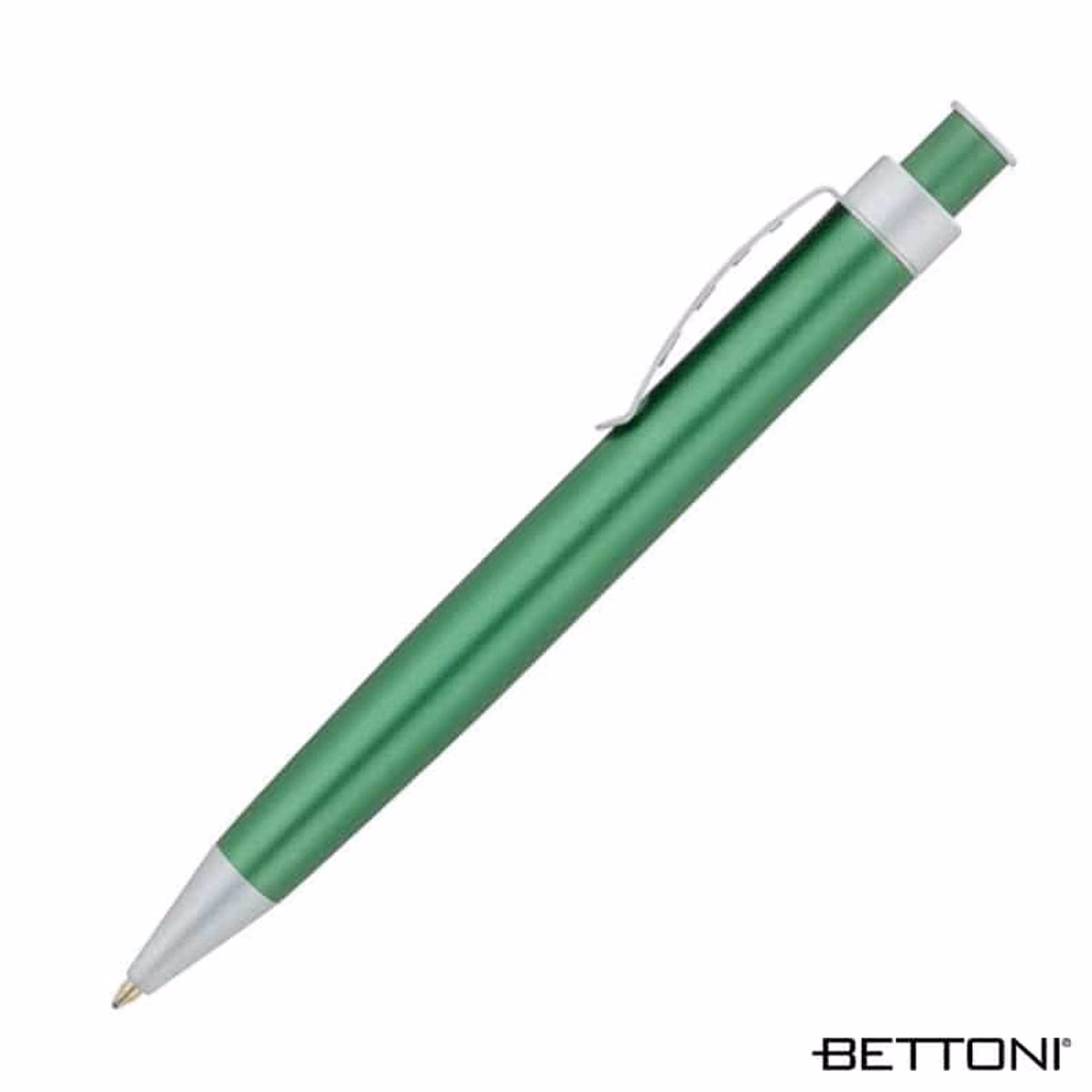 Custom Bettoni Donatello Ballpoint Pen, Green, front view
