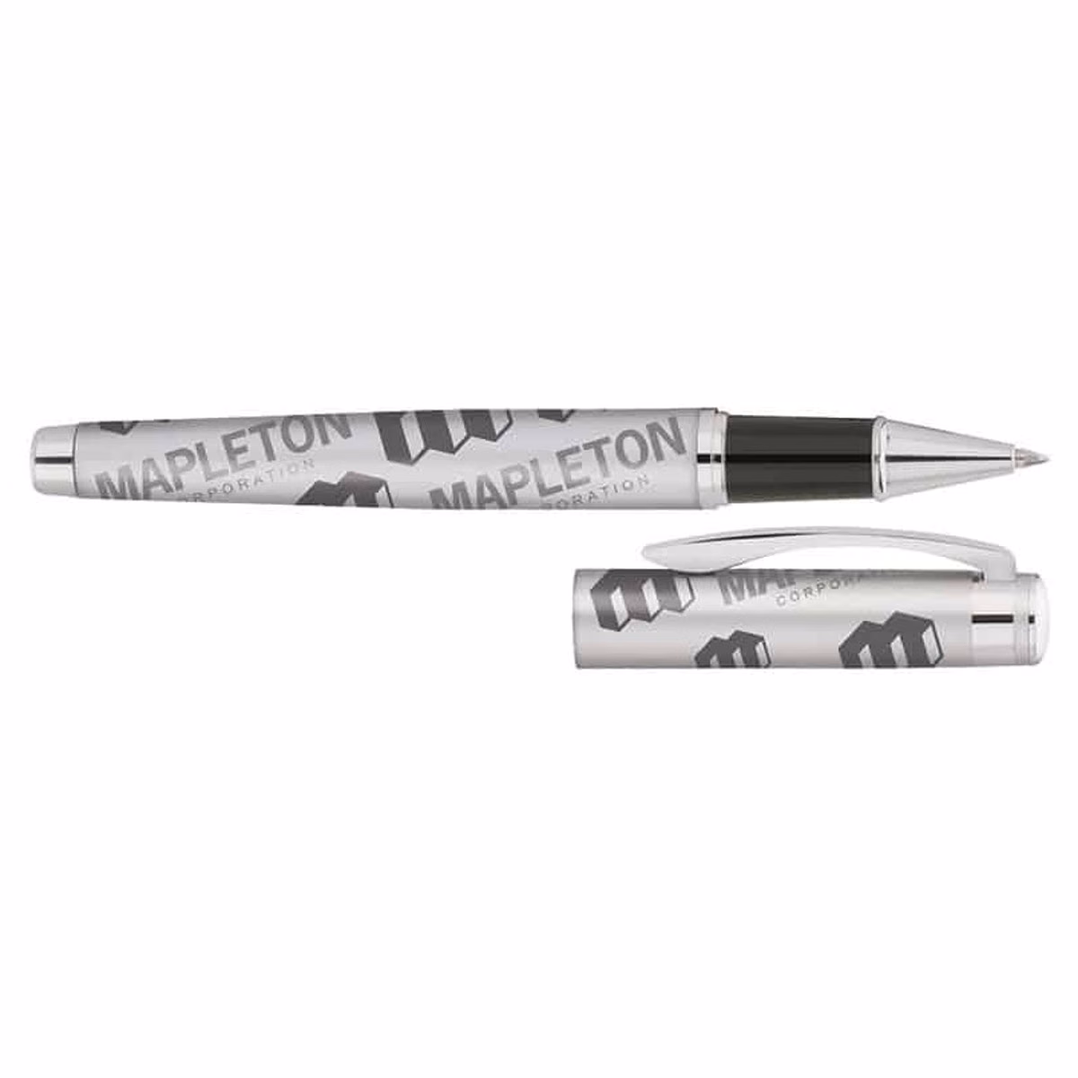 Custom Bettoni Mendova Rollerball Pen in Black - product view