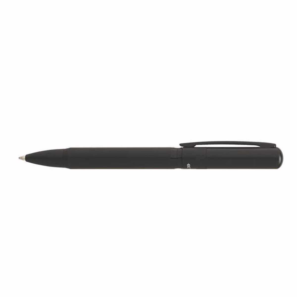 Custom Bettoni Downton Ballpoint Pen, Black, front view