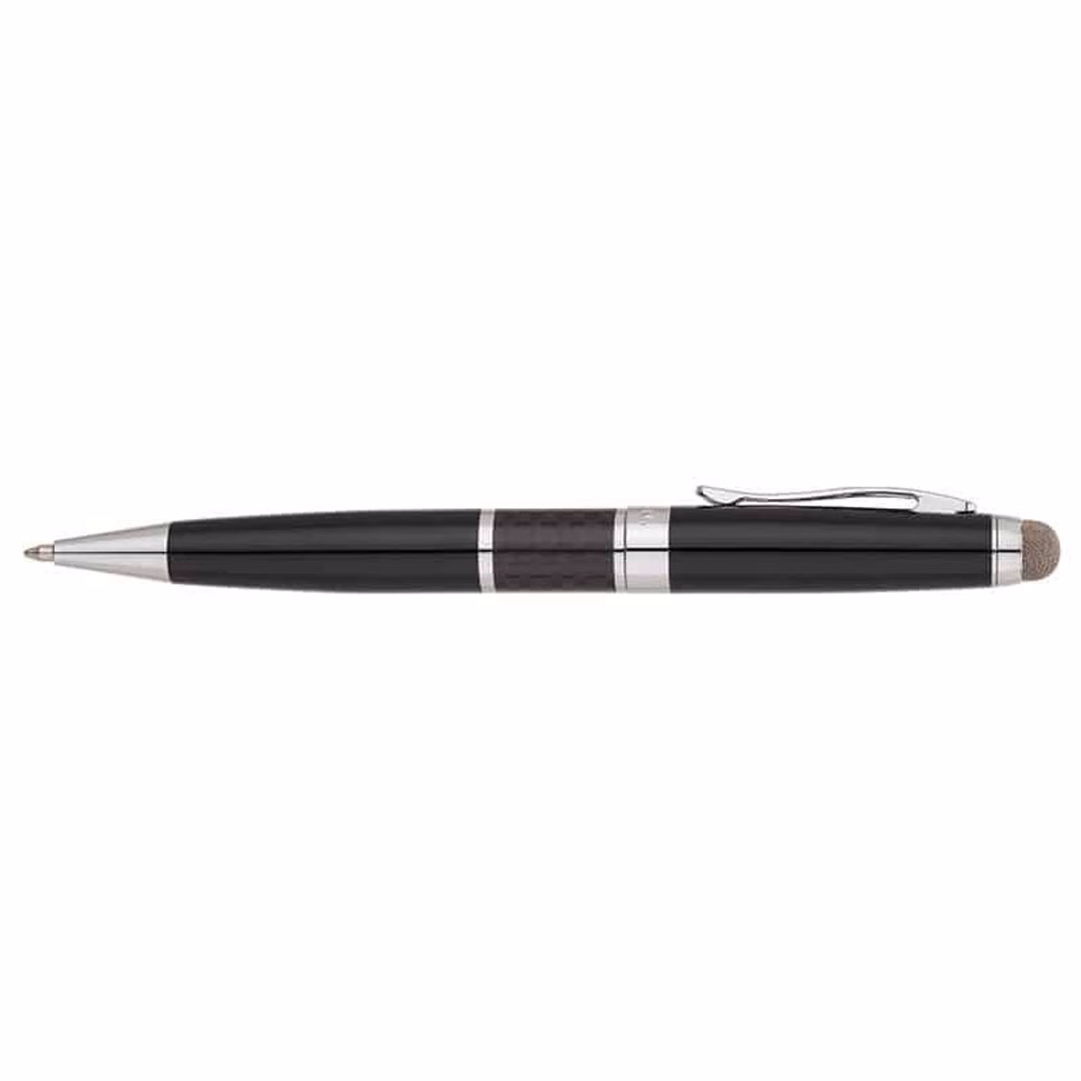 Custom Bettoni Caserta Ballpoint Pen & Stylus in Black - packaging