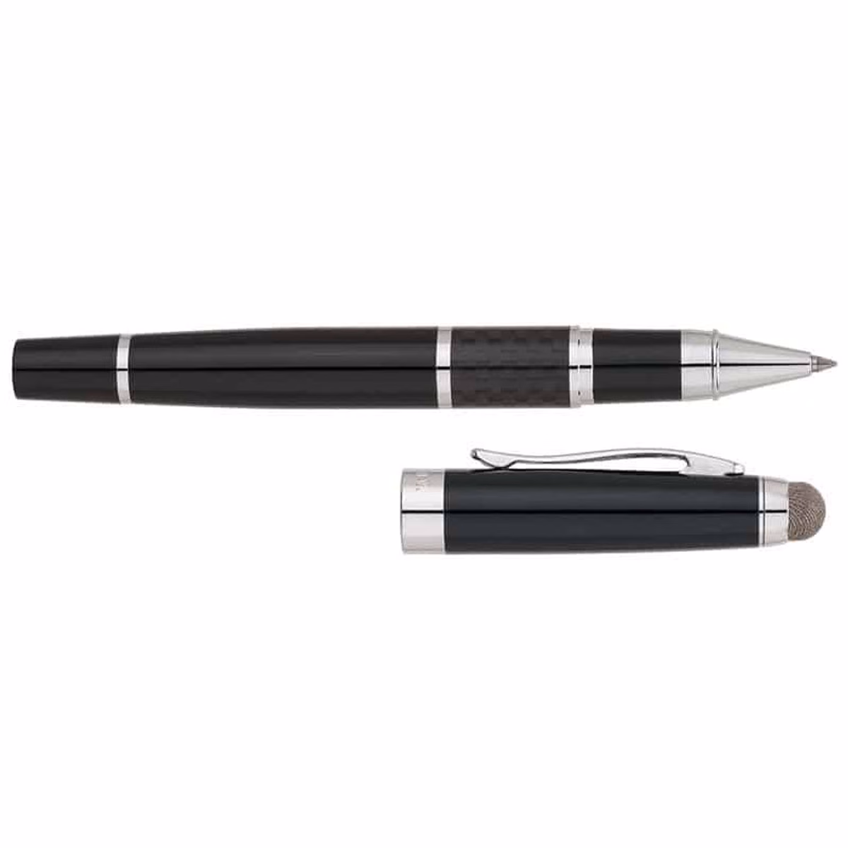 Custom Bettoni Caserta Rollerball Pen & Stylus in Black - packaging