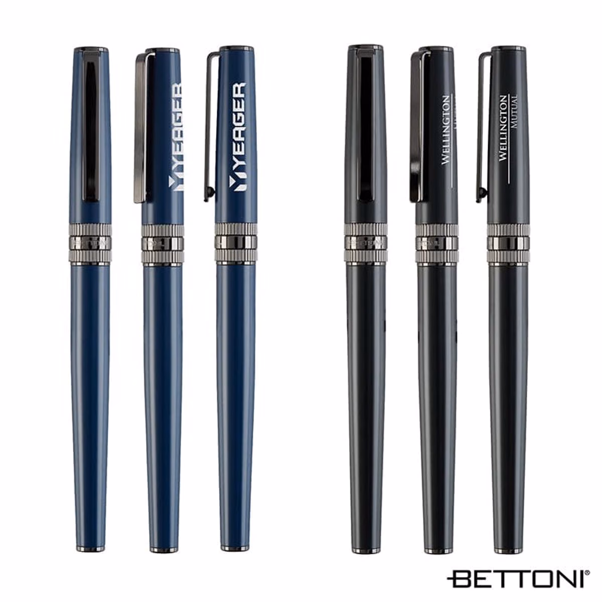 Custom Bettoni Massimo Brass Cap-Off Rollerball Pen