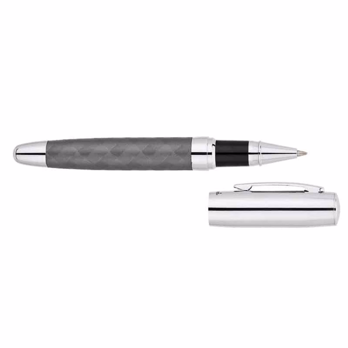 Custom Bettoni Portici Rollerball Pen in Black - product view