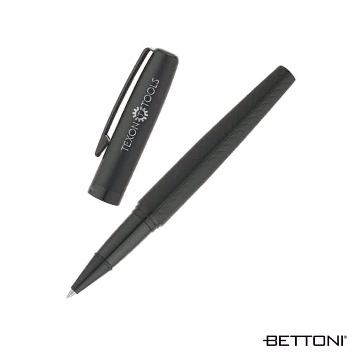 Custom Bettoni Tesoro Rollerball Pen in Black - product view