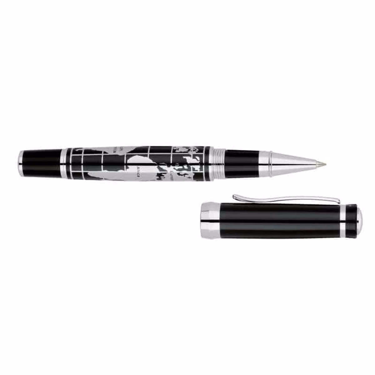 Custom Bettoni Cosimo Rollerball Pen in Black - product view