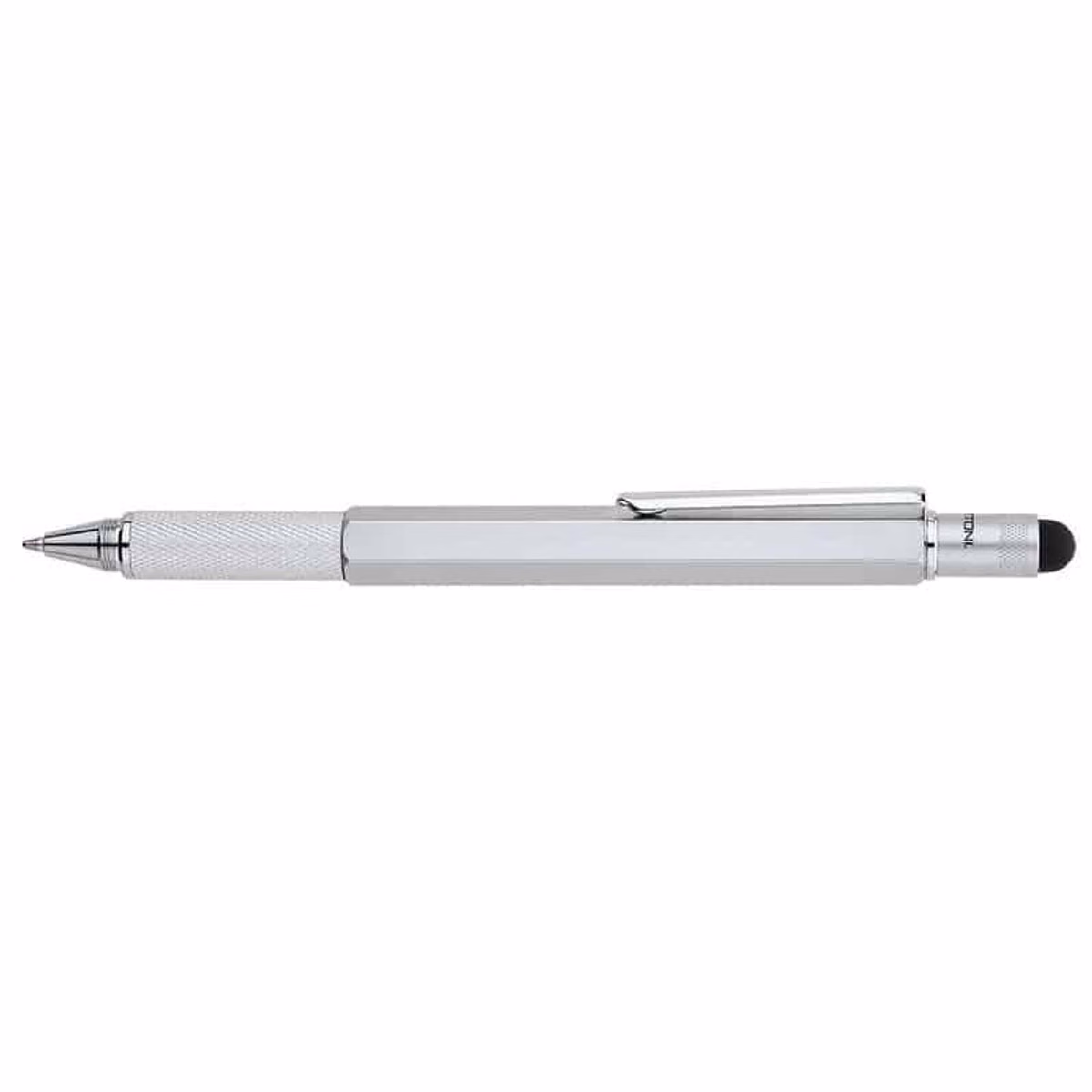 Custom Bettoni Barletta 5-in-1 Pen in Matte Silver - product view