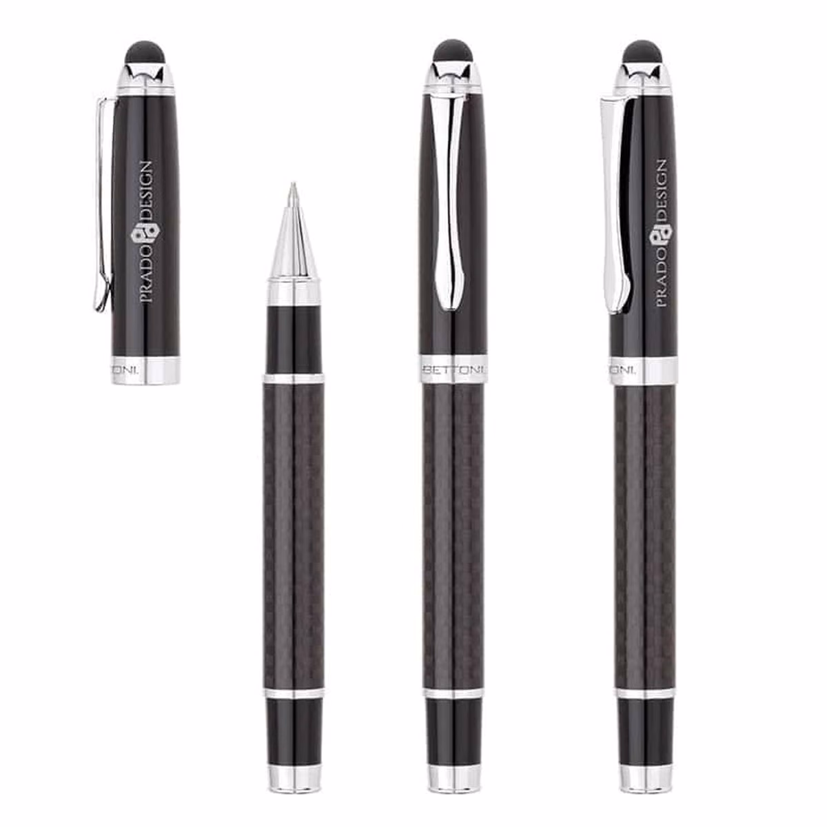 Custom Bettoni Potenza Rollerball Pen & Stylus