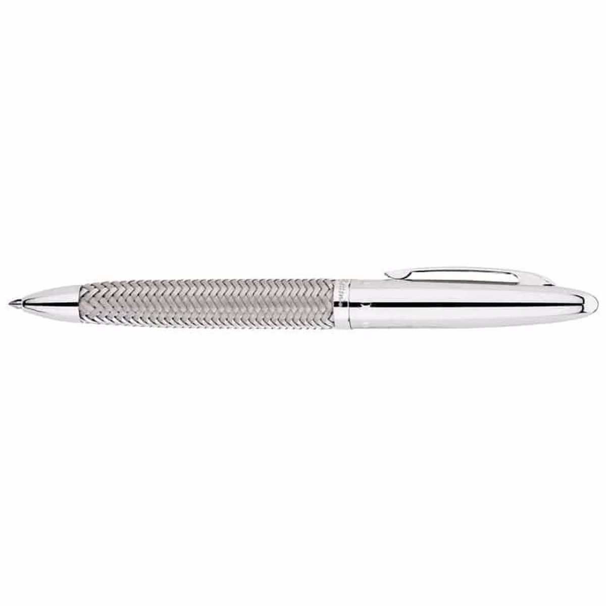 Custom Bettoni Armour I Ballpoint Pen in Steel - product view