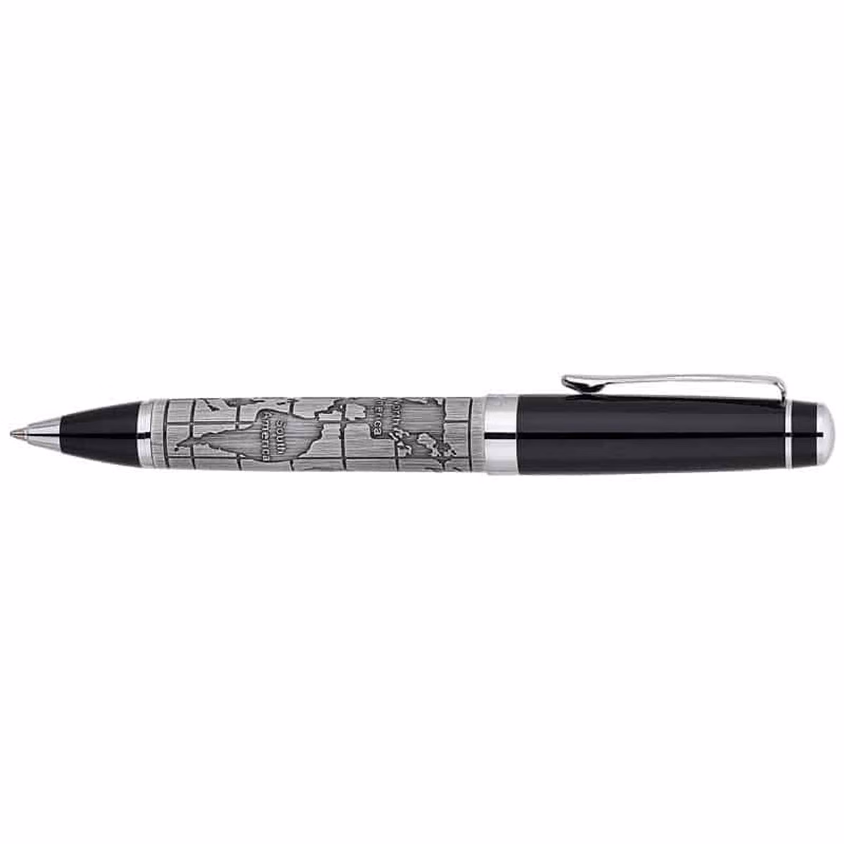 Custom Bettoni Ferrara Ballpoint Pen in Black - product view