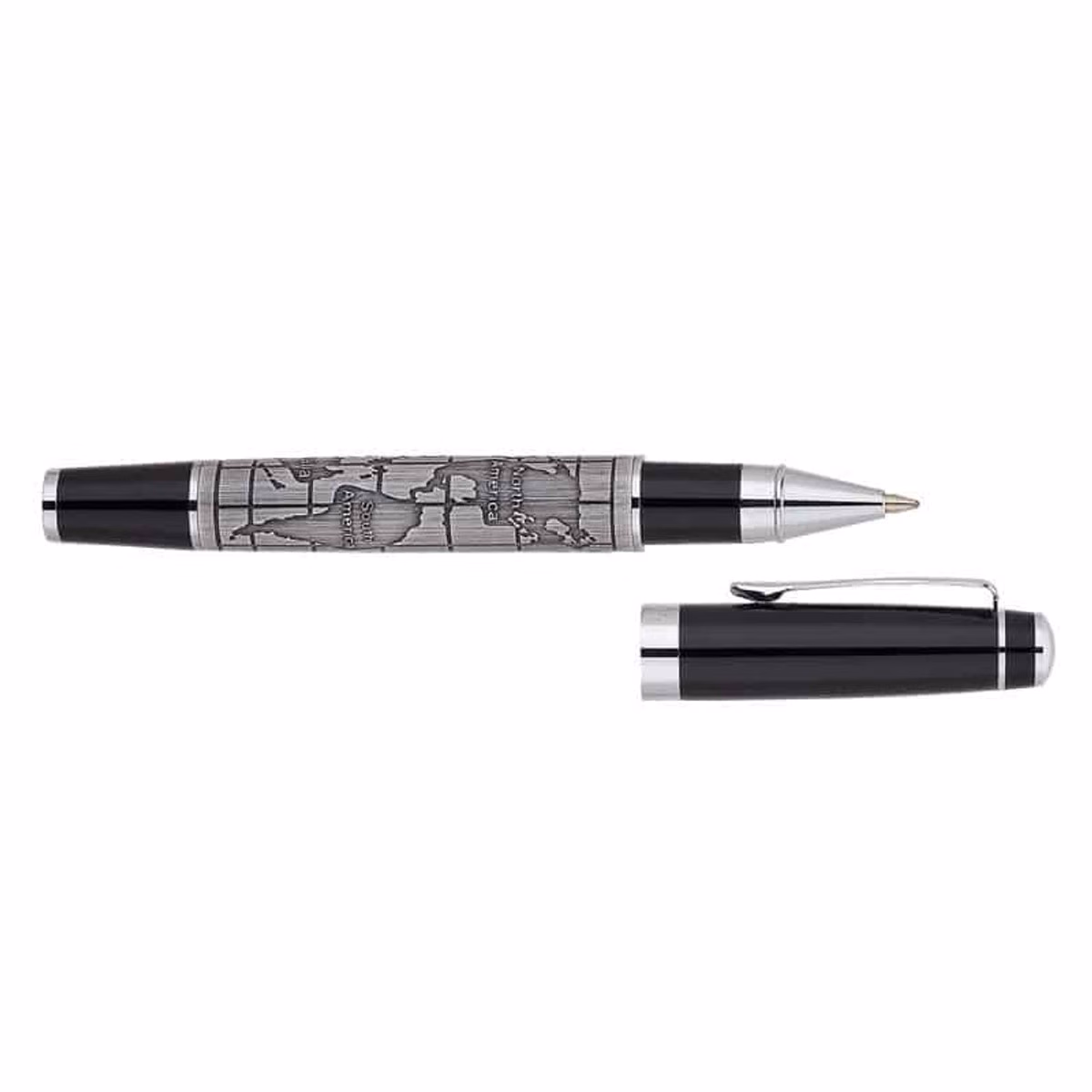 Custom Bettoni Ferrara Rollerball Pen in Black - product view