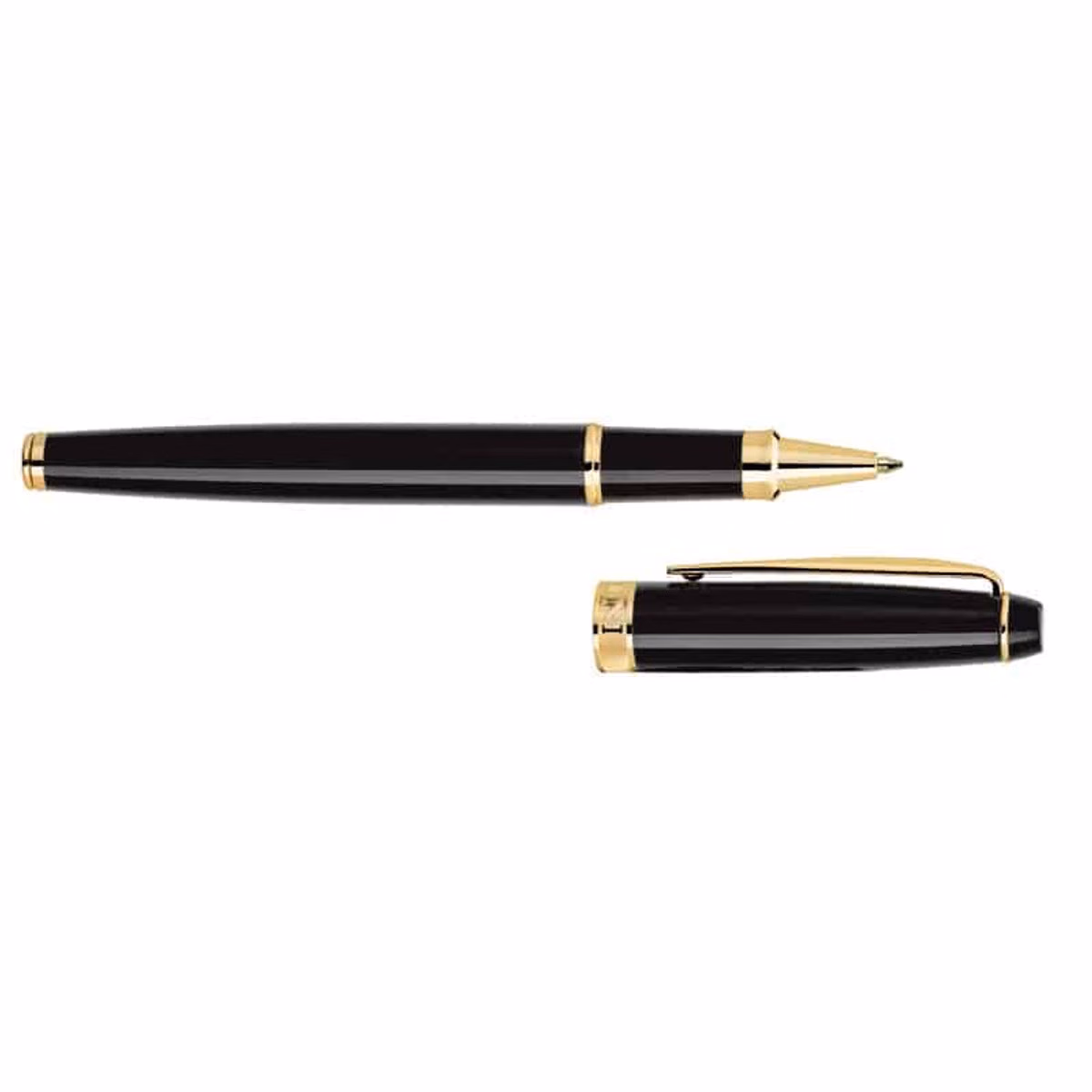 Custom Bettoni Alberti Rollerball Pen in Black - product view