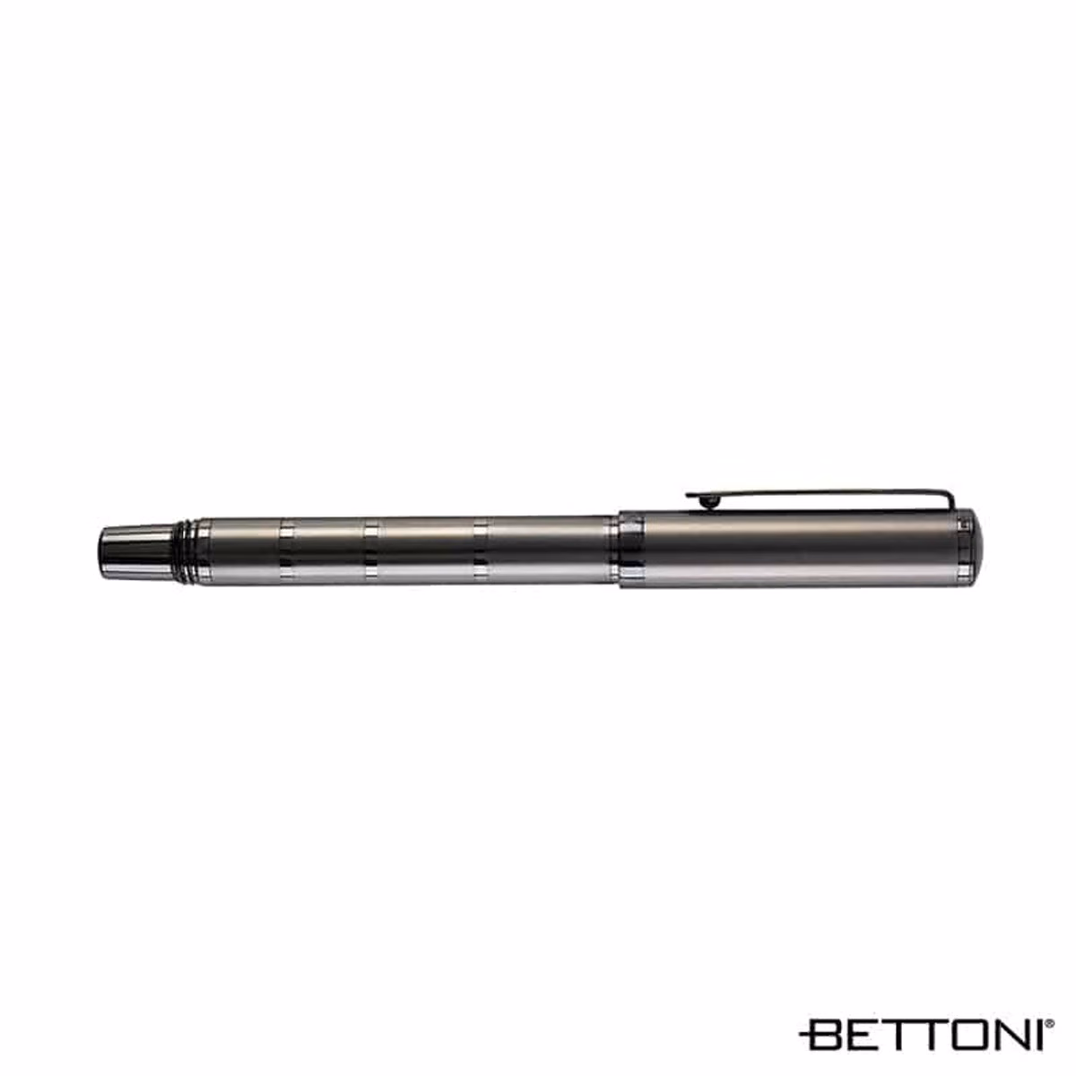 Custom Bettoni Venezia Rollerball Pen in Black - product view