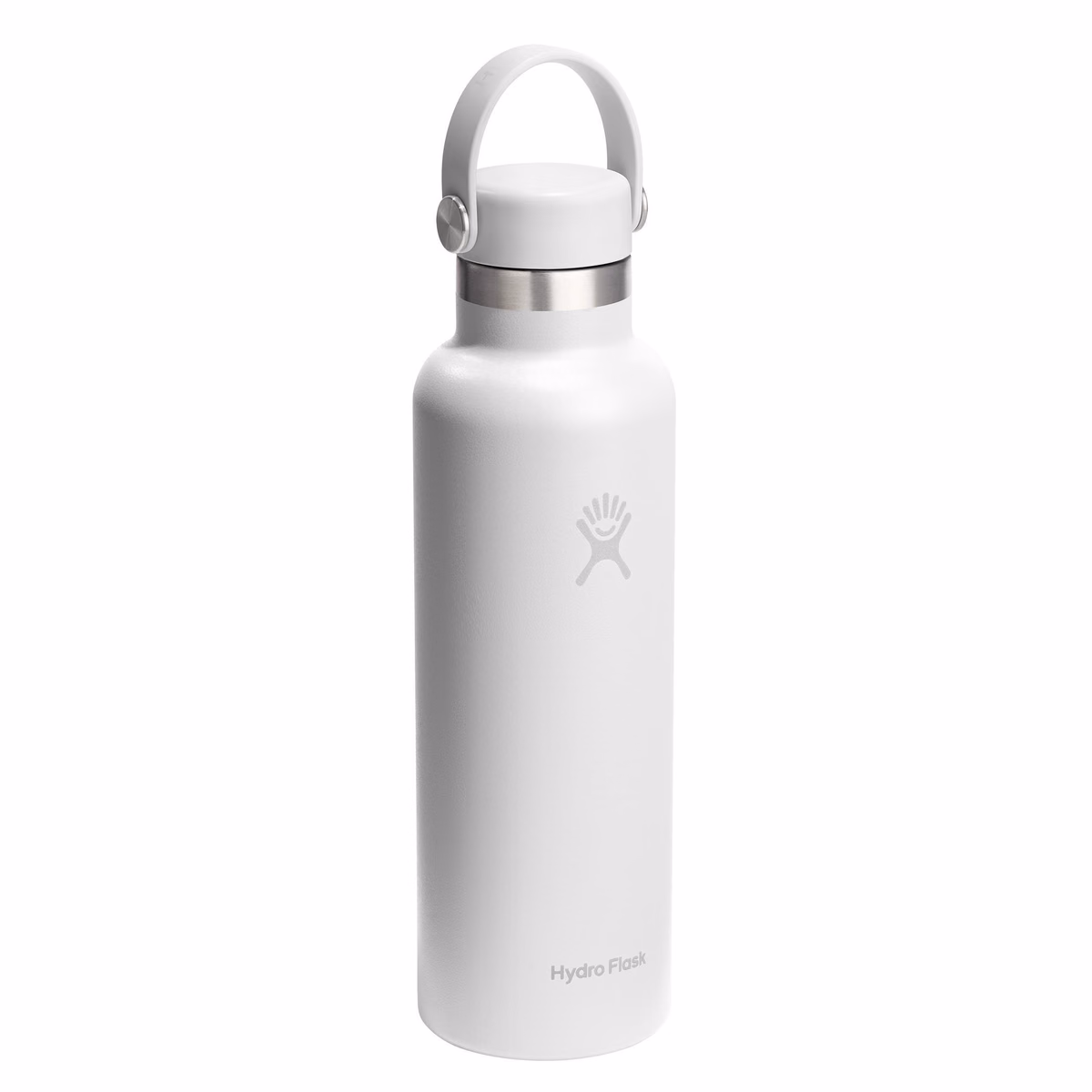 Custom Hydro Flask Standard Flex Cap Bottle 21 Oz. — White