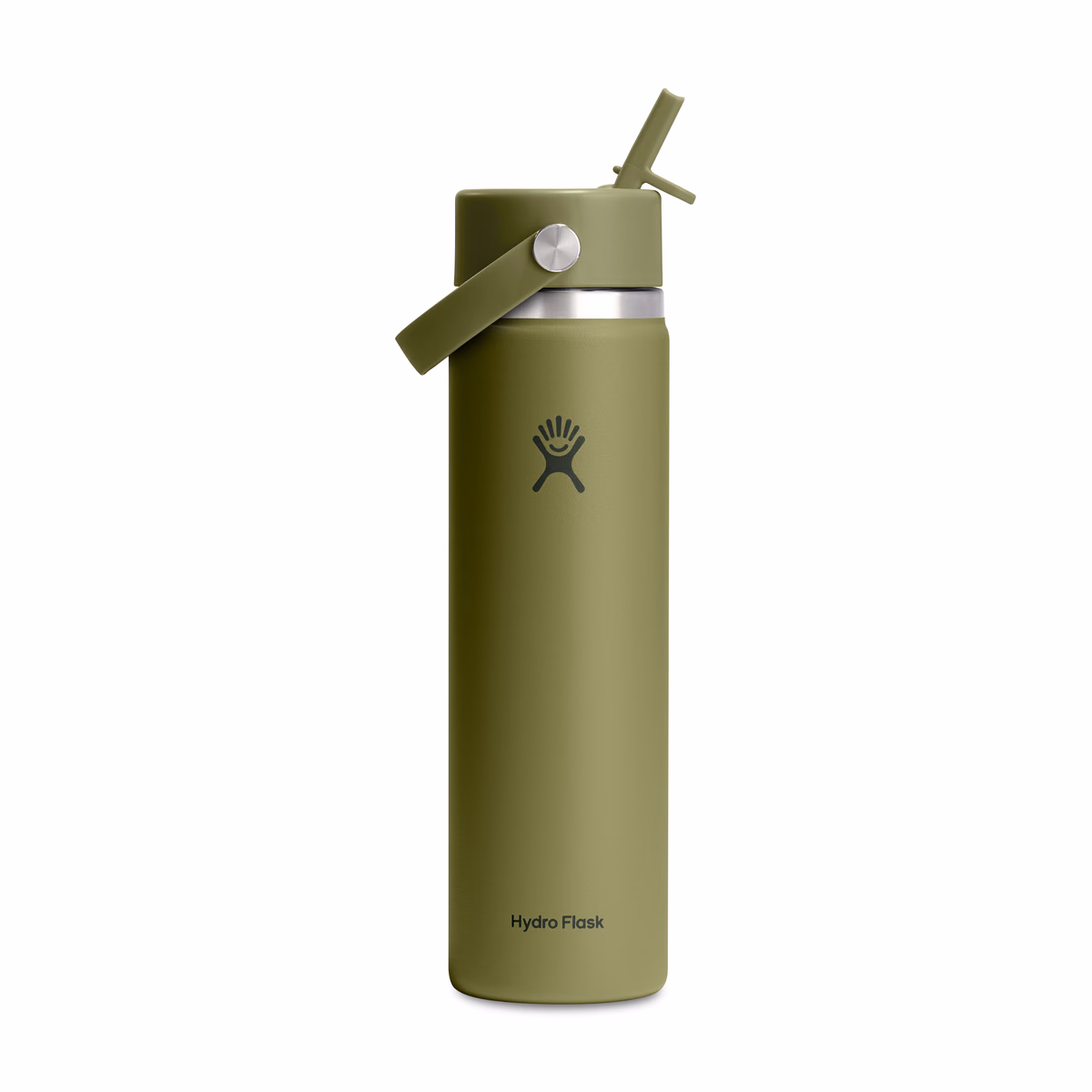 Custom Hydro Flask Wide Flex Straw Cap Bottle 24 Oz. — Palmer Green