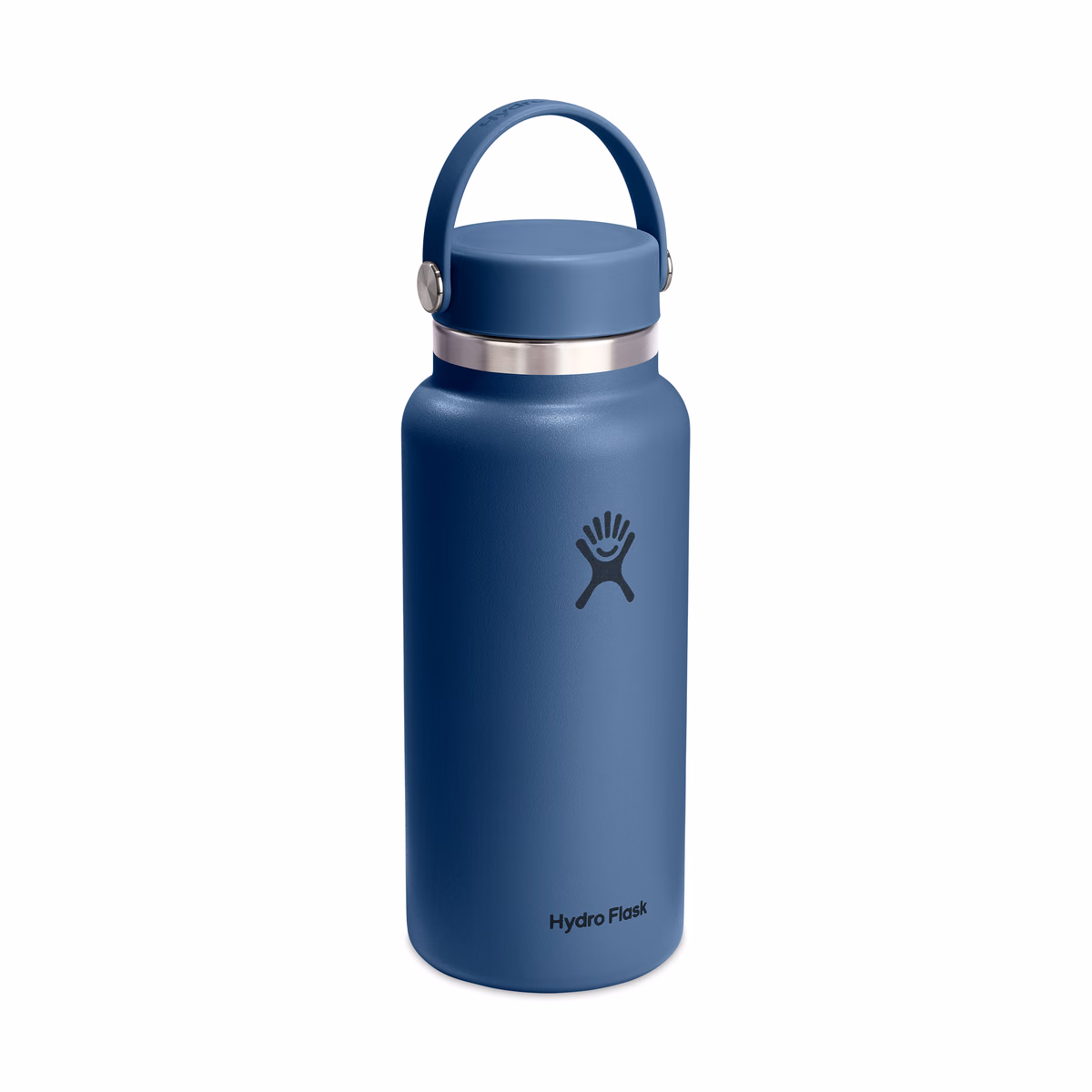 Custom Hydro Flask Wide Flex Cap Bottle 32 Oz. — Harbor Blue