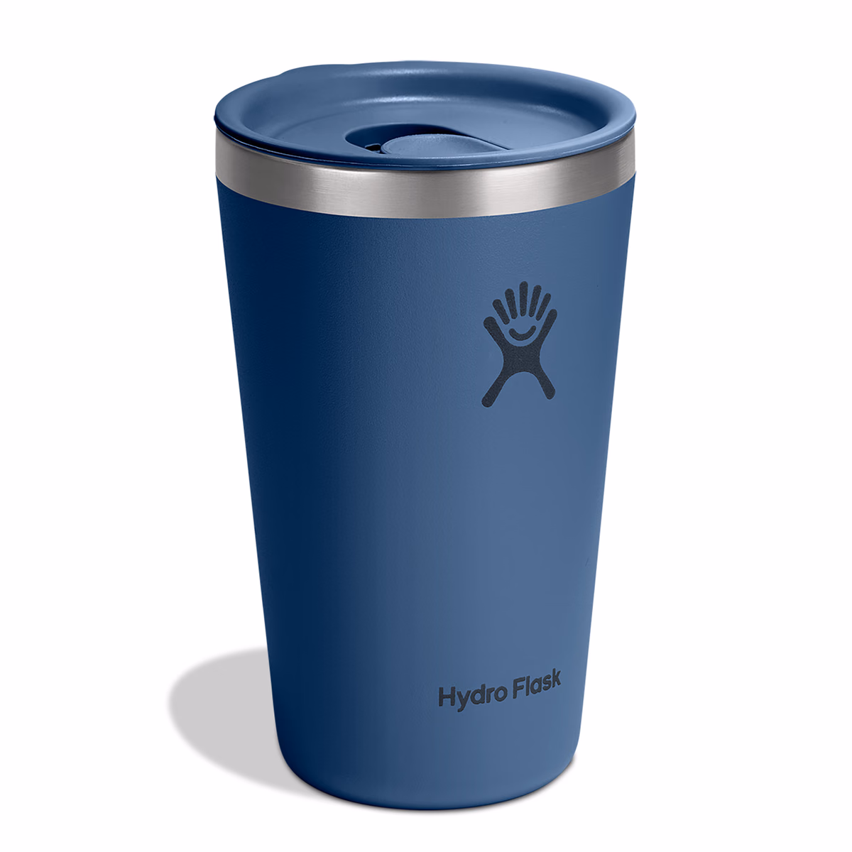 Custom Hydro Flask All Around Tumbler Press-In Lid 16 Oz. — Harbor Blue