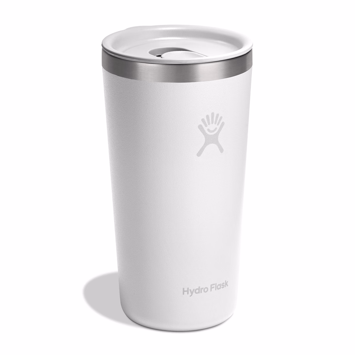 Custom Hydro Flask All Around Tumbler Press-In Lid 20 Oz. — White