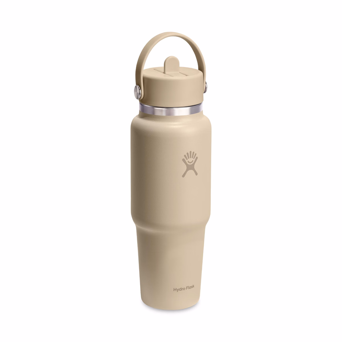 Custom Hydro Flask Wide Flex Straw Travel Bottle 32 Oz. — Oat
