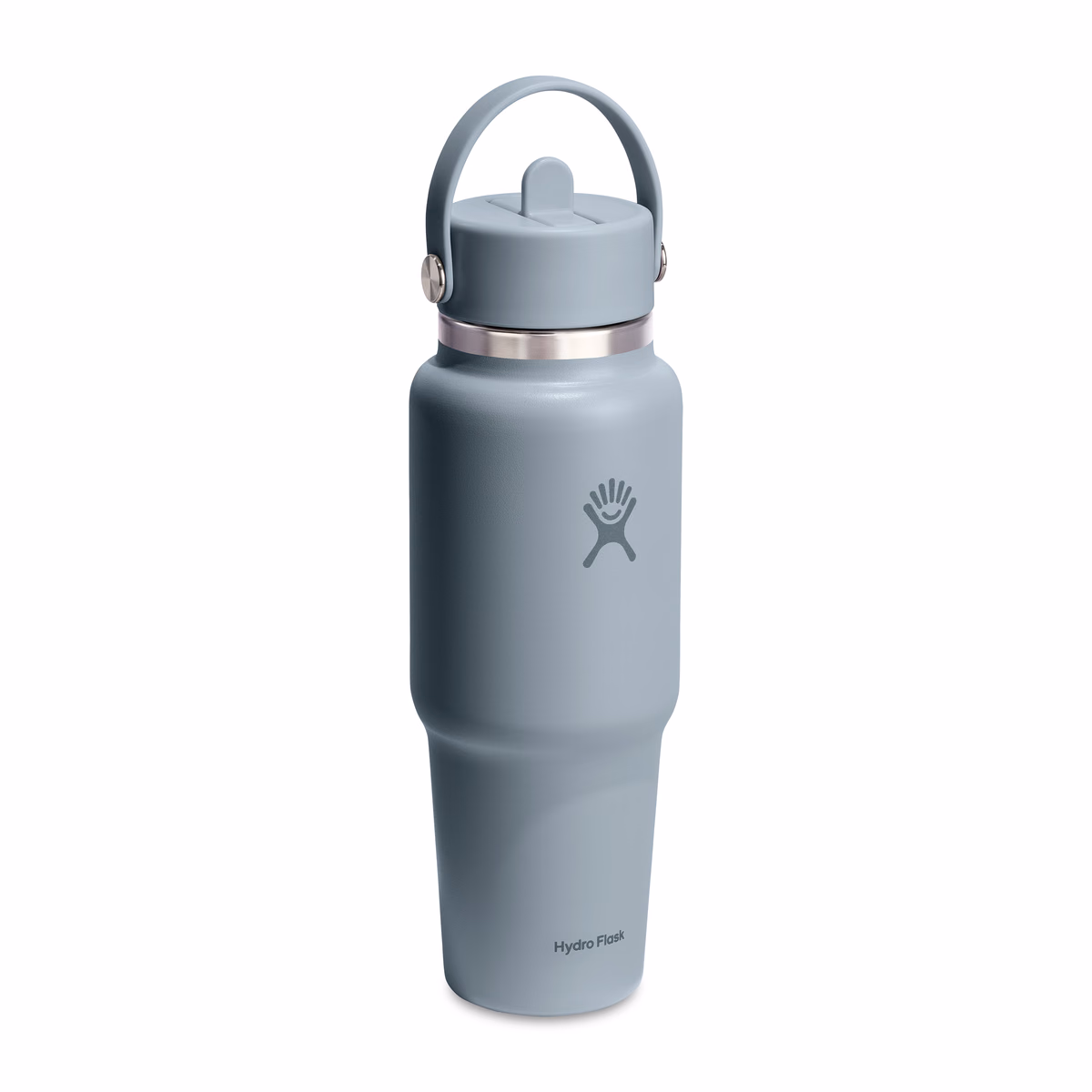 Custom Hydro Flask Wide Flex Straw Travel Bottle 32 Oz. — Shale Gray